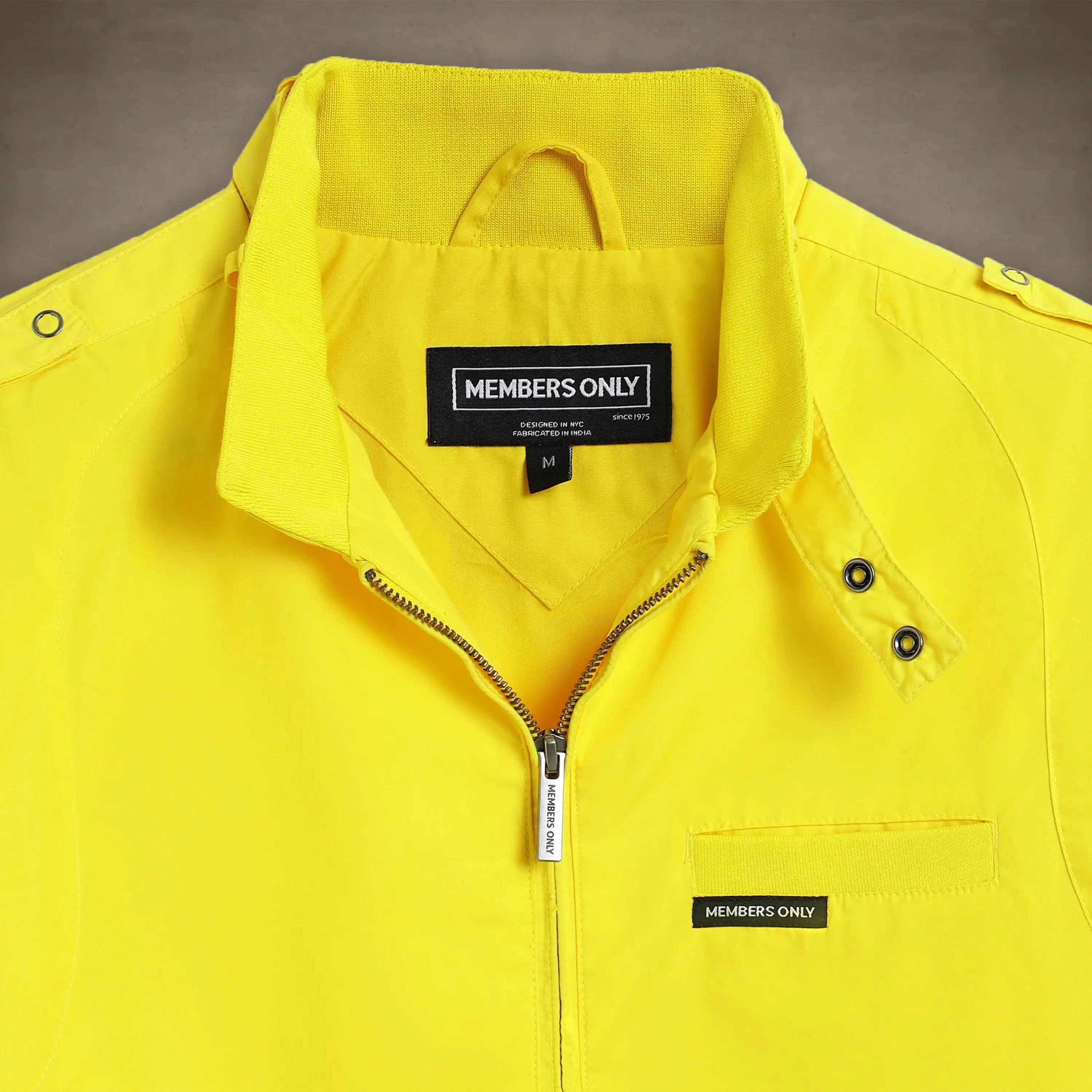 members only jacket yellow