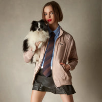 Satin Bomber Jacket