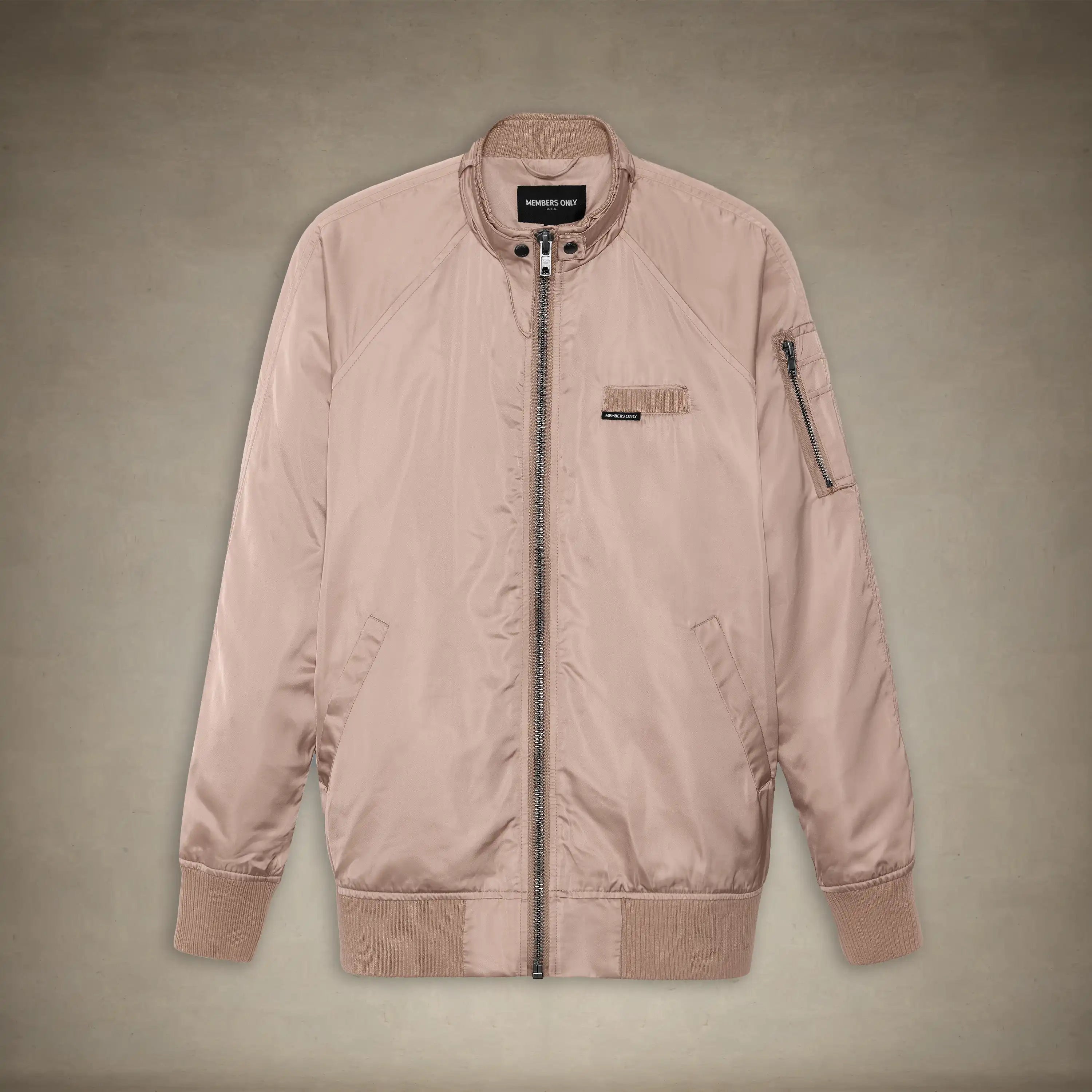 Women's Satin Bomber Jacket