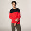 Men's Color Block Pullover Sweater Shirt Members Only 