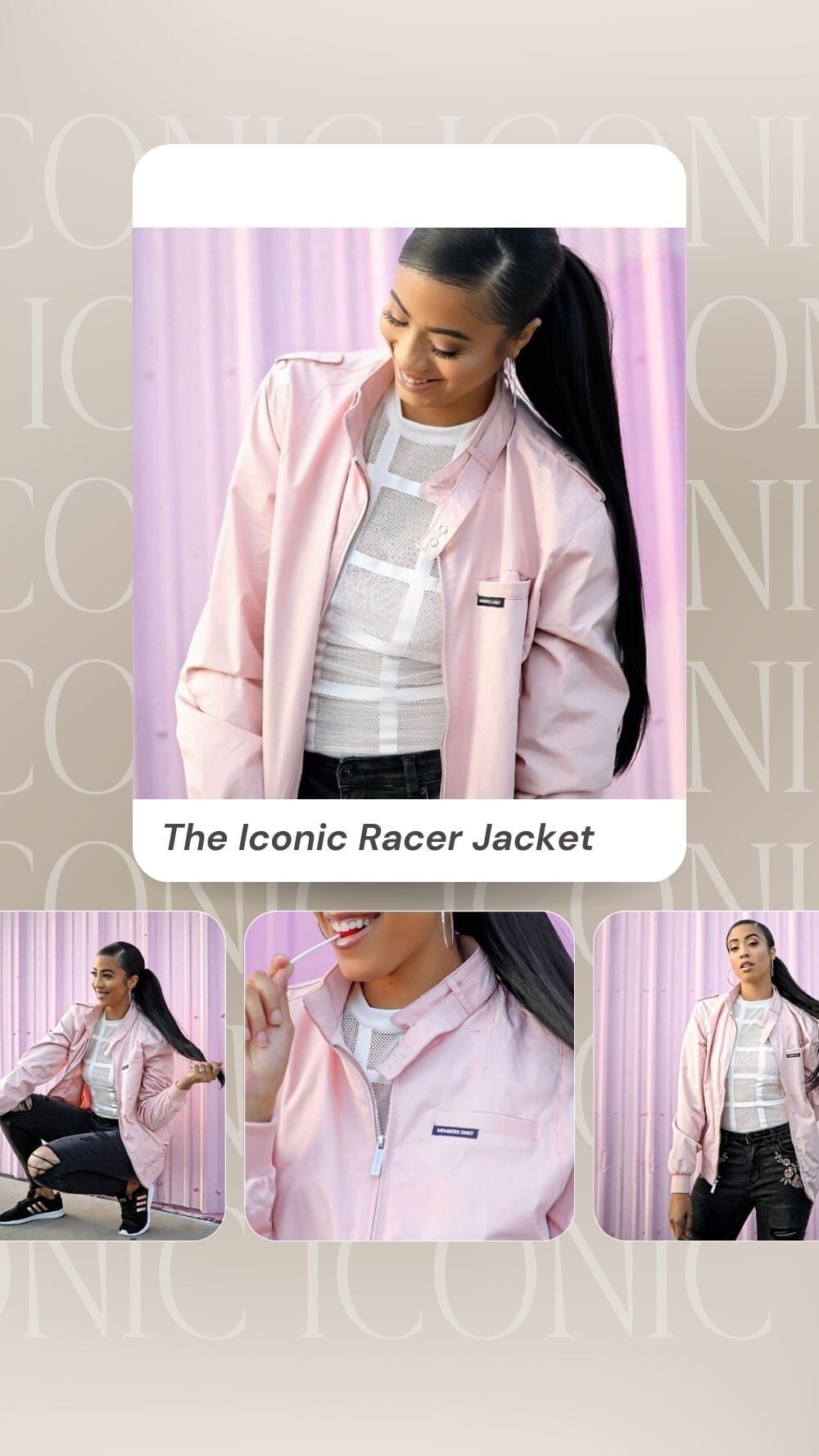 Accelerate Your Style with "The Iconic Racer Jacket"