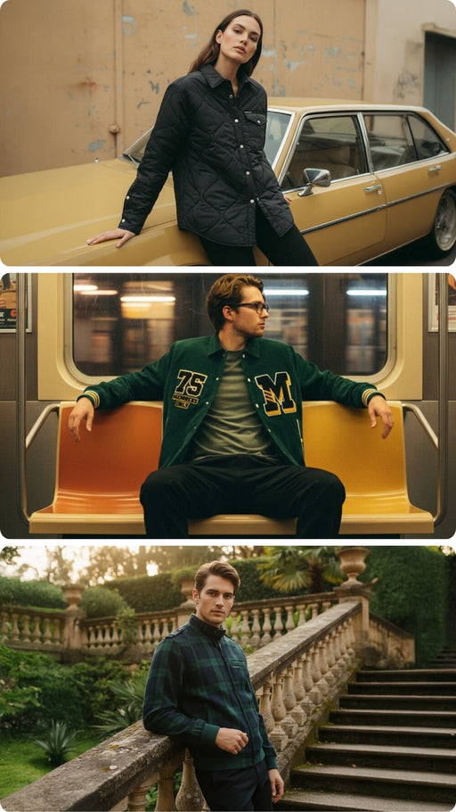 The Drop — Varsity Jackets, Racers, Knits & Cold-Weather Essentials