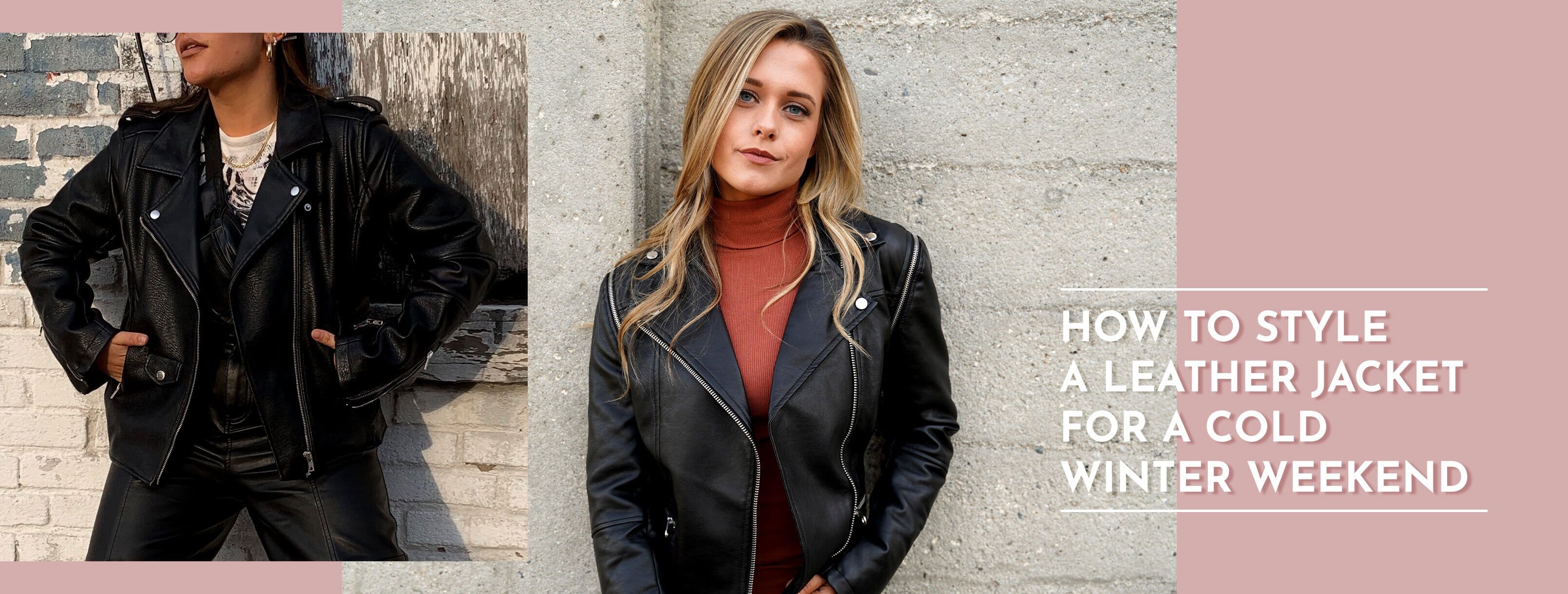 How to Style a Leather Jacket for a Cold Winter Weekend