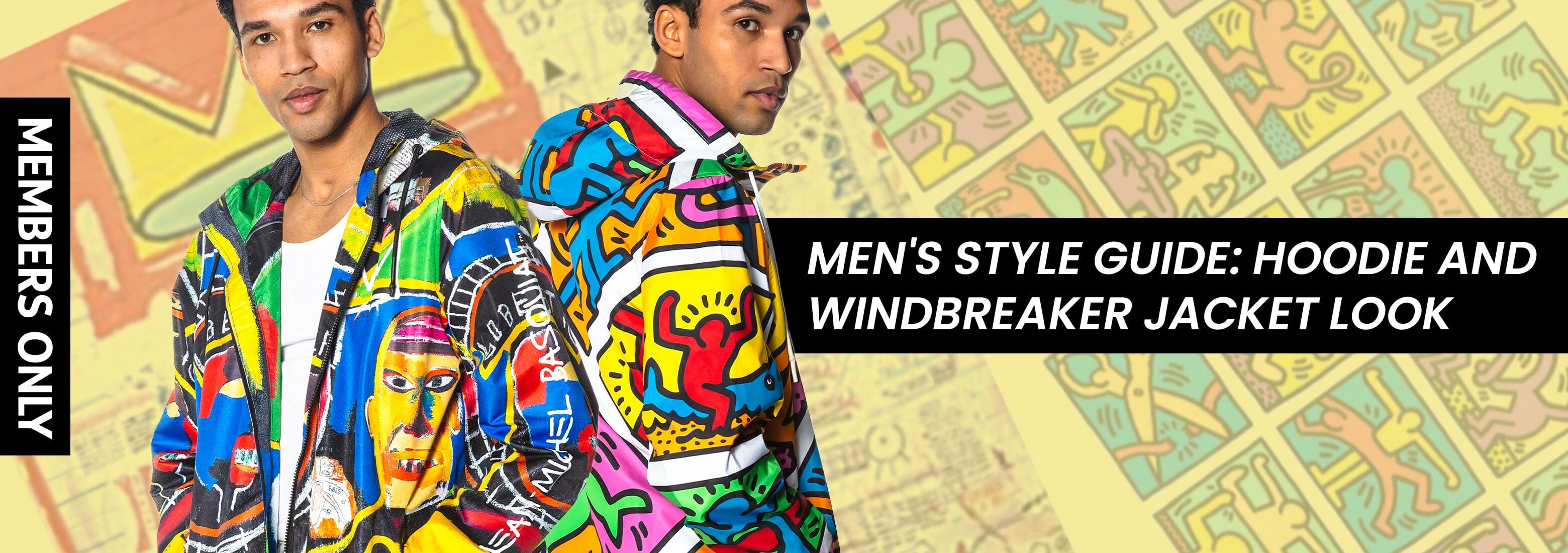 Men's Style Guide: Hoodie and Windbreaker Jacket Look