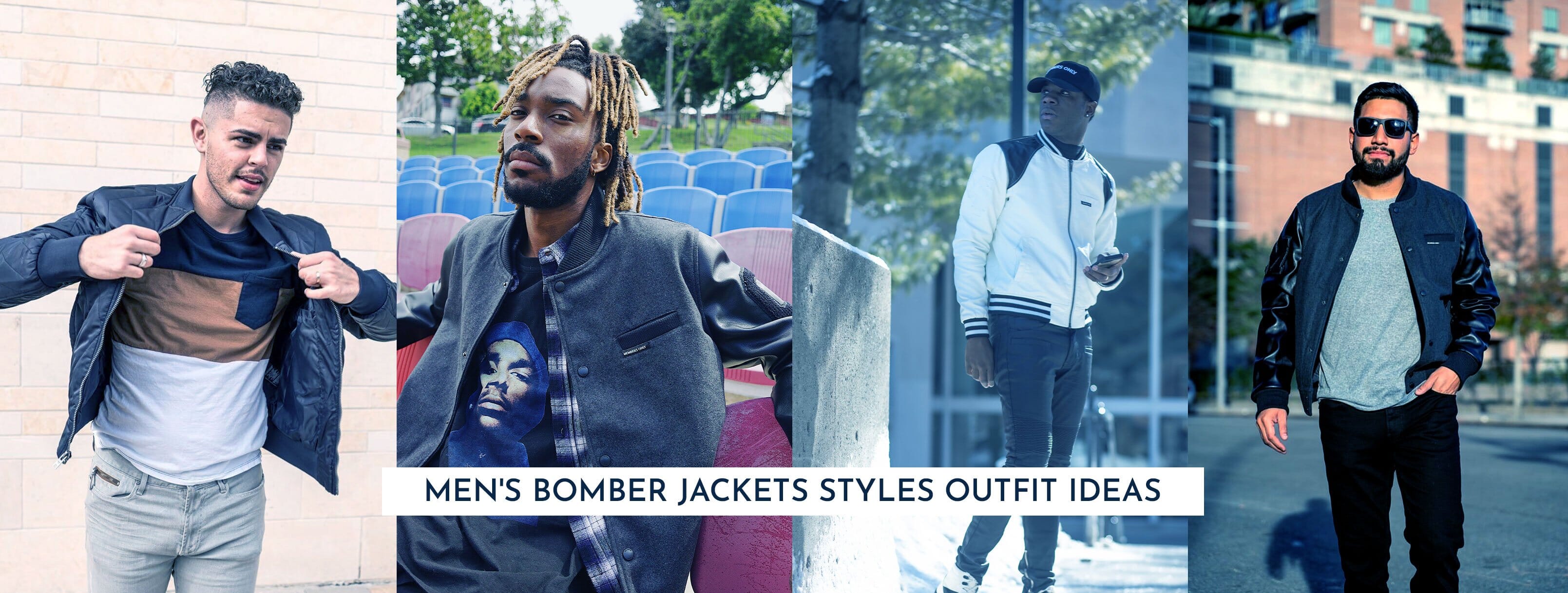 Men's Bomber Jackets Styles Outfit Ideas