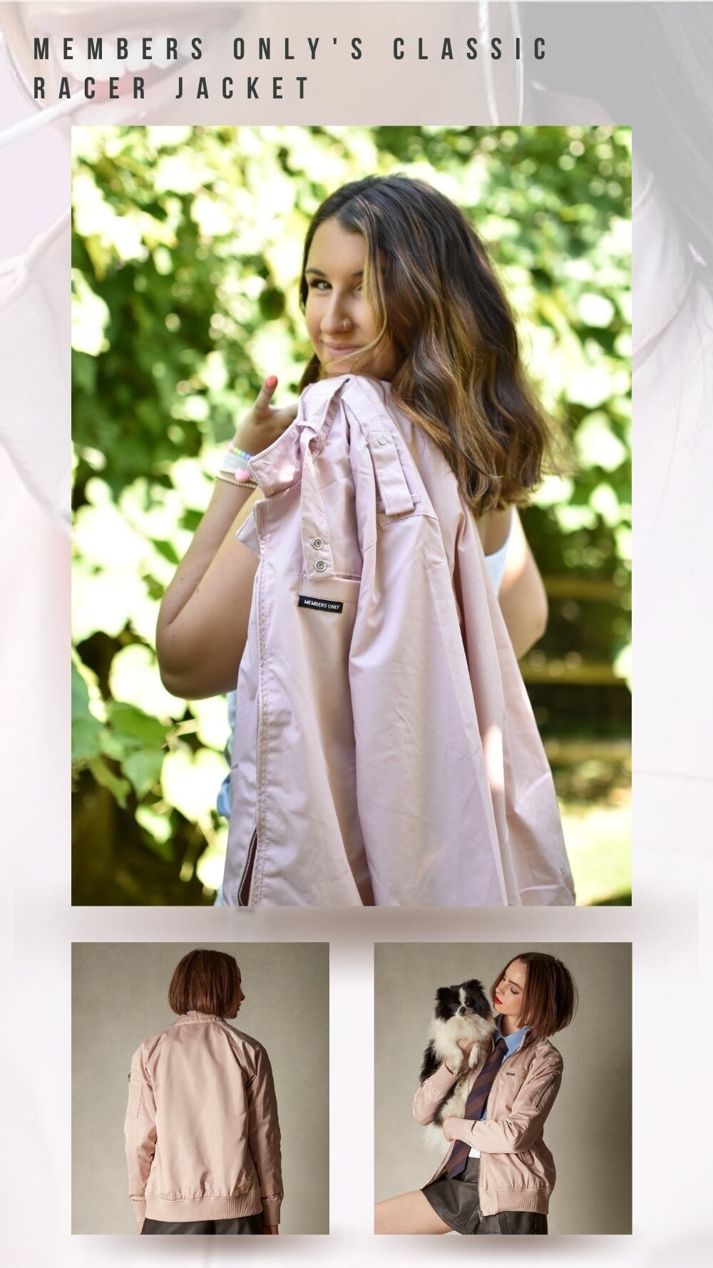 Unleash Your Inner Barbie: Embrace The Iconic Pink With Members Only's Classic Racer Jacket And Women's Washed Satin Boyfriend Jacket!