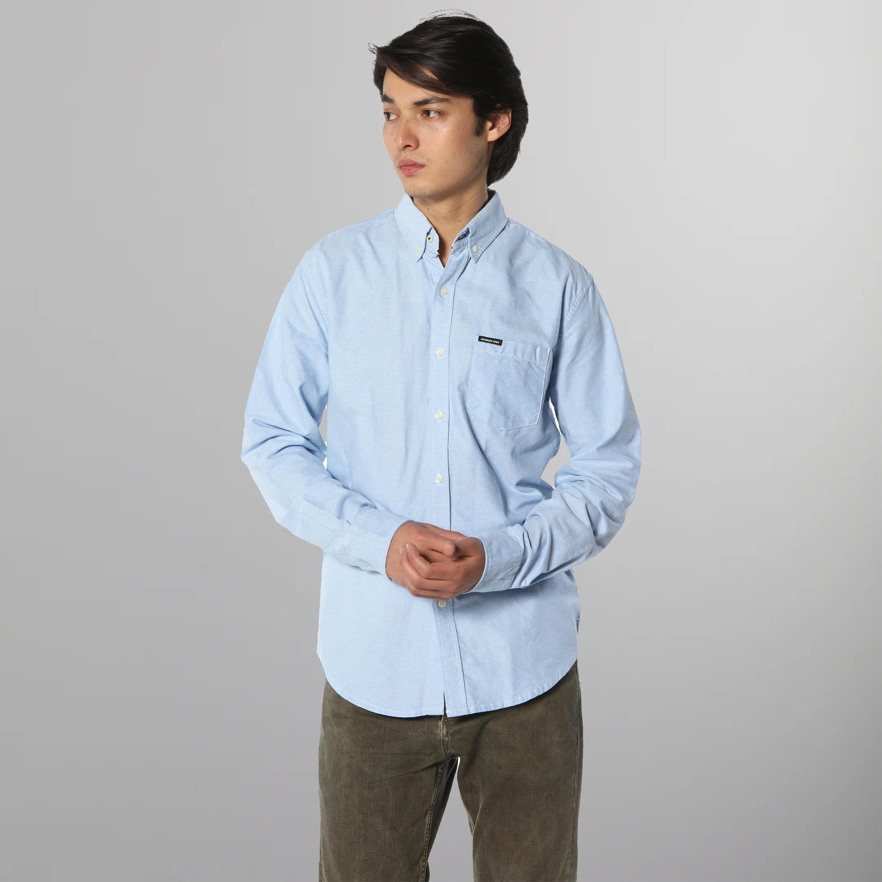 Oxford Button-Up Dress Shirt - FINAL SALE Mens Shirt Members Only 