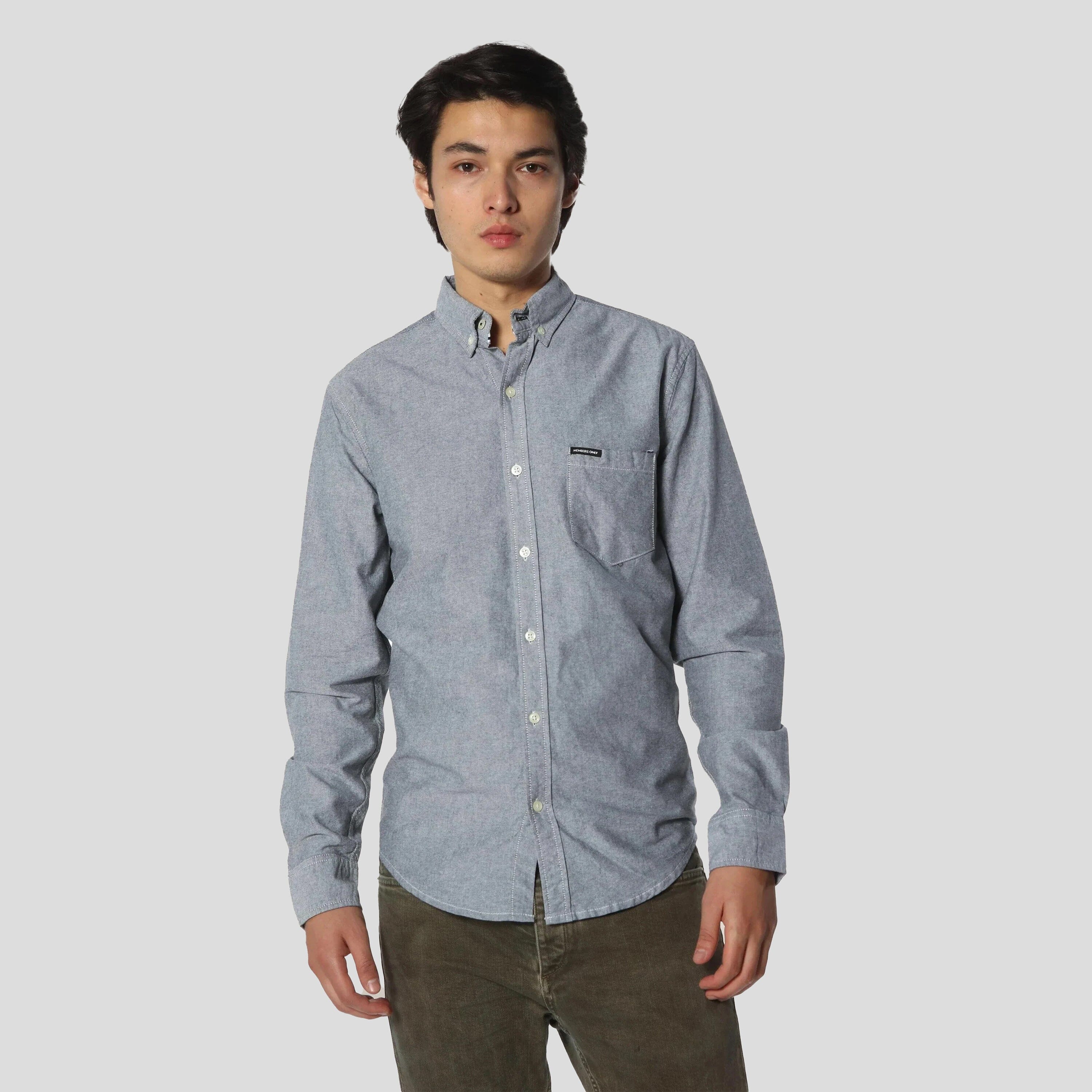 Oxford Button-Up Dress Shirt - FINAL SALE Mens Shirt Members Only 