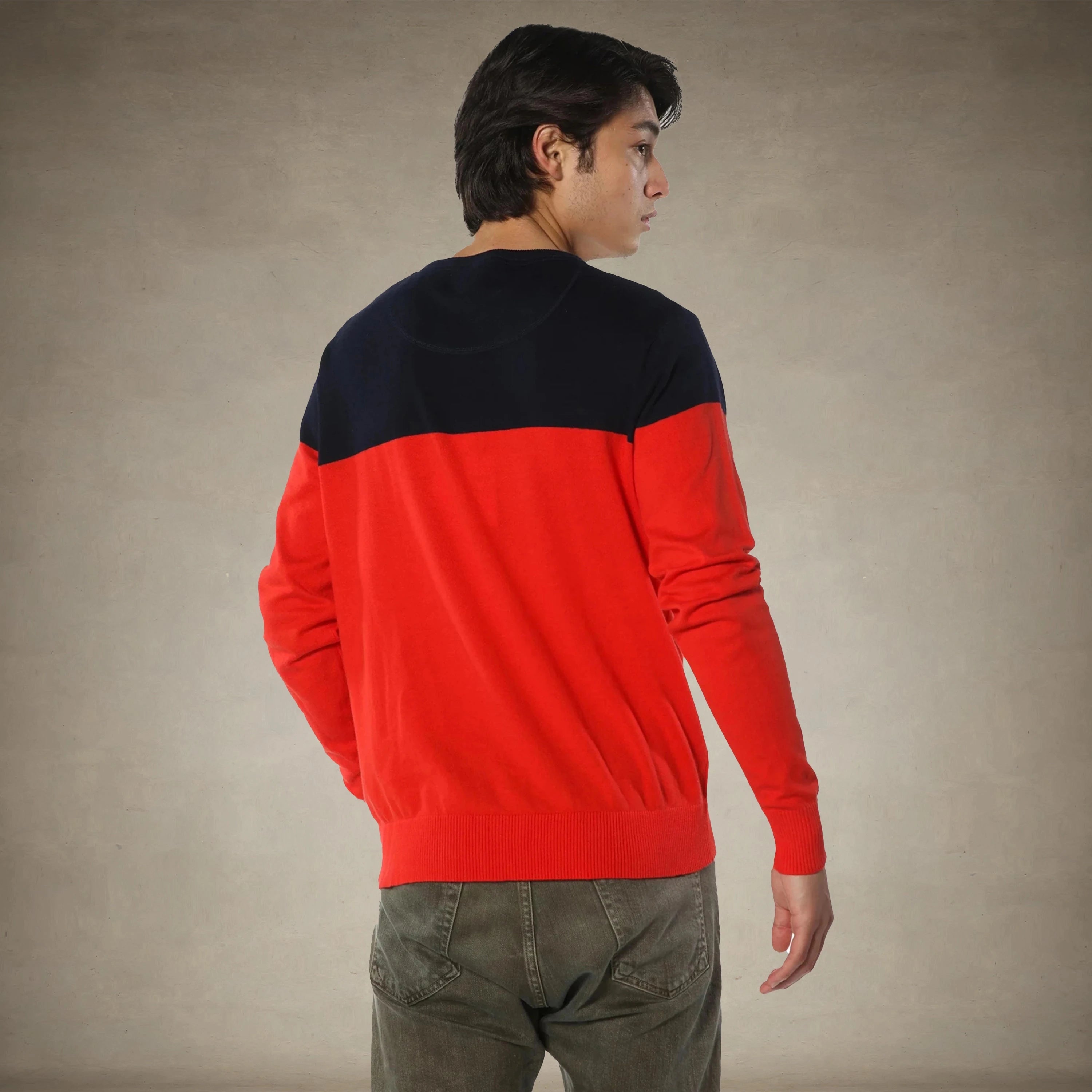 Men's Color Block Pullover Sweater - FINAL SALE Mens Shirt Members Only® 