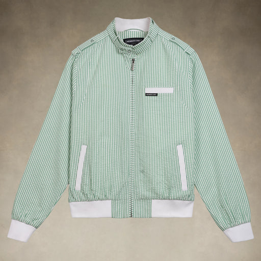 Men's Seersucker Iconic Racer Jacket