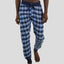 Men's Flannel Jogger Lounge Pants - LT Blue Men's Sleep Pant Members Only 