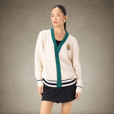 Women's Cable Knit Cardigan Members Only® Off-White Small 
