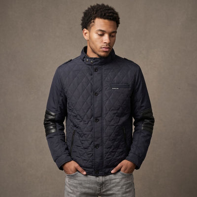 Members Only Men's Belmont Quilted jacket - Navy