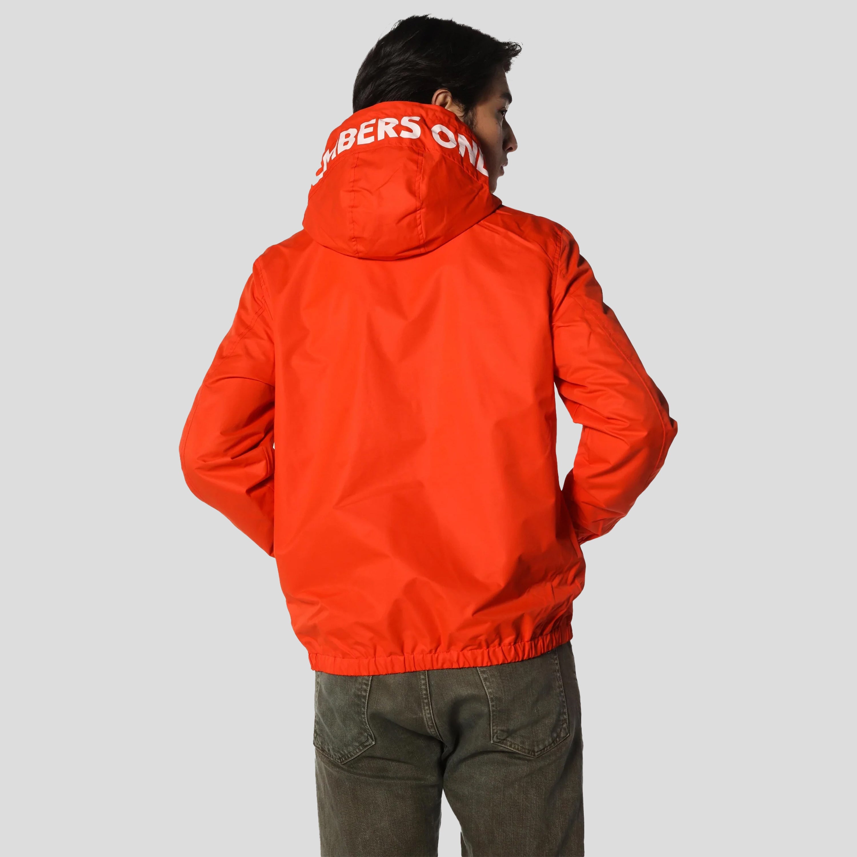 Men's Solid Popover Jacket Men's Jackets Members Only 