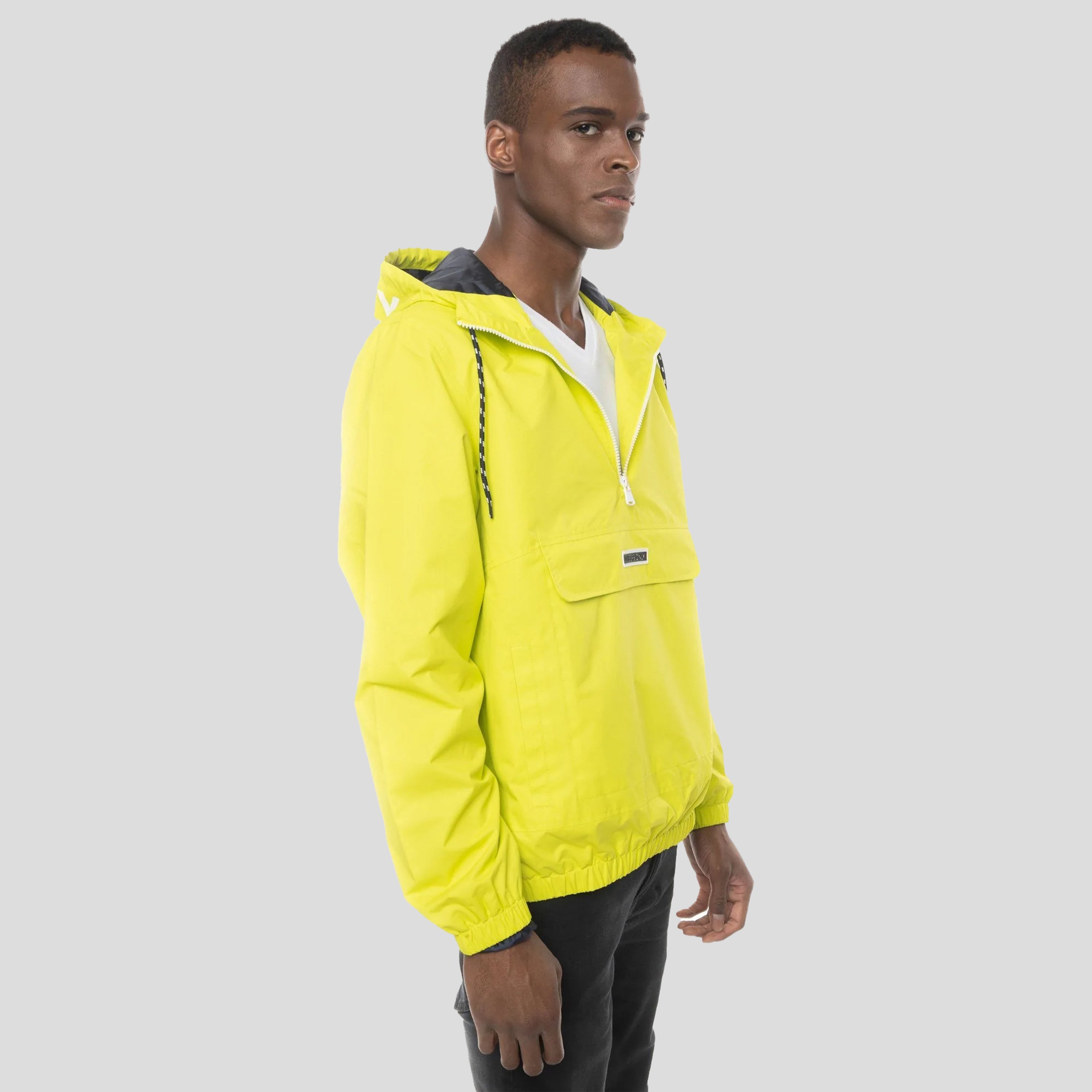 Men's Solid Popover Jacket Men's Jackets Members Only 