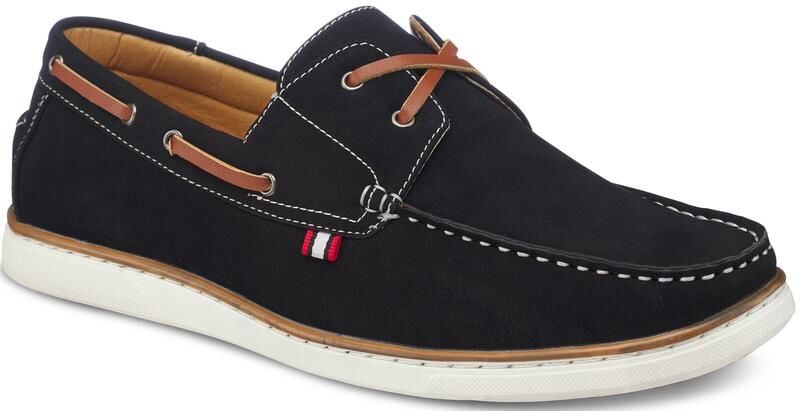 Men's Deck Boat Shoes Men's Shoes Members Only Black 7 