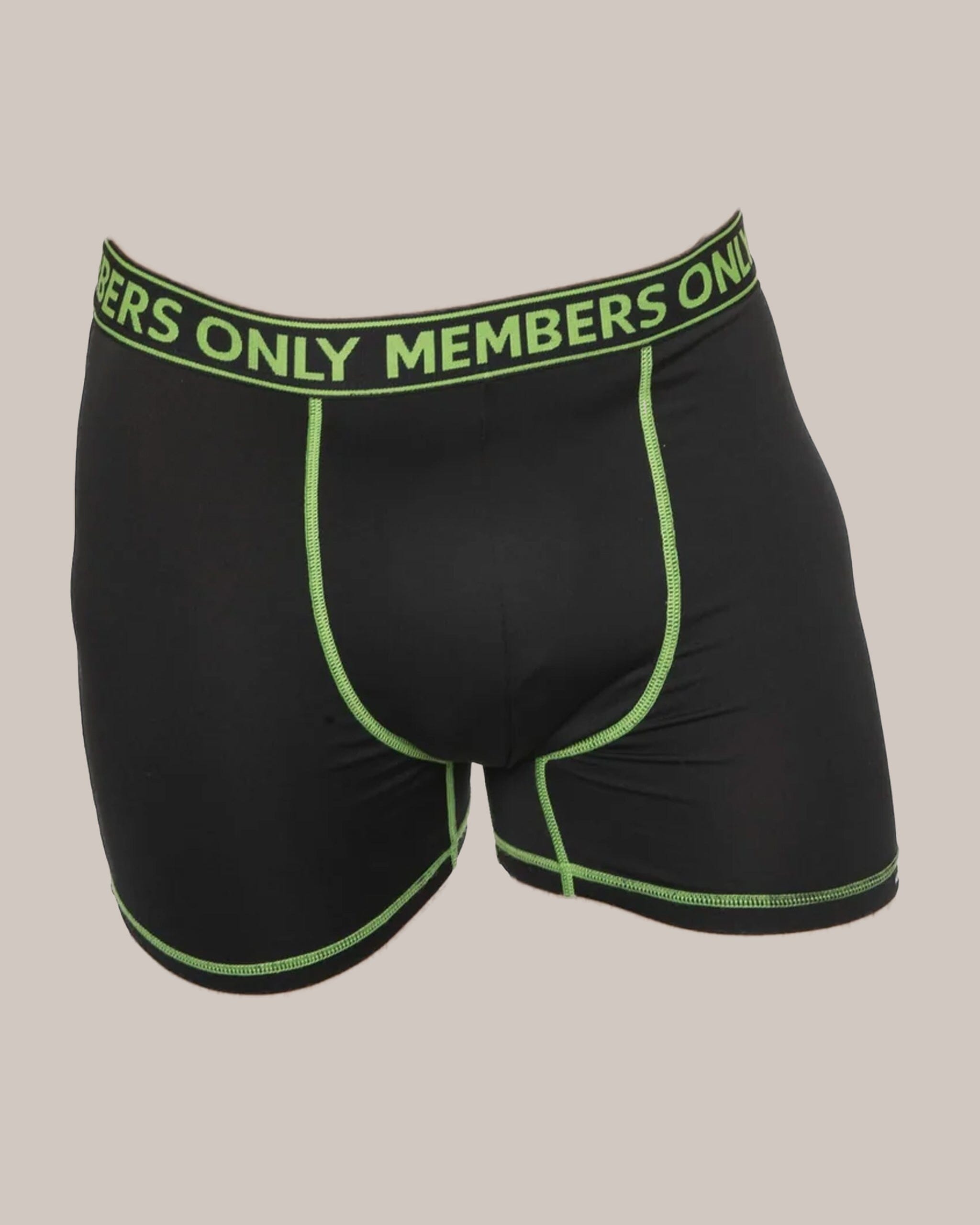 Members Only 3PK Athletic Boxer Brief Contrast Elastic Briefs Members Only 