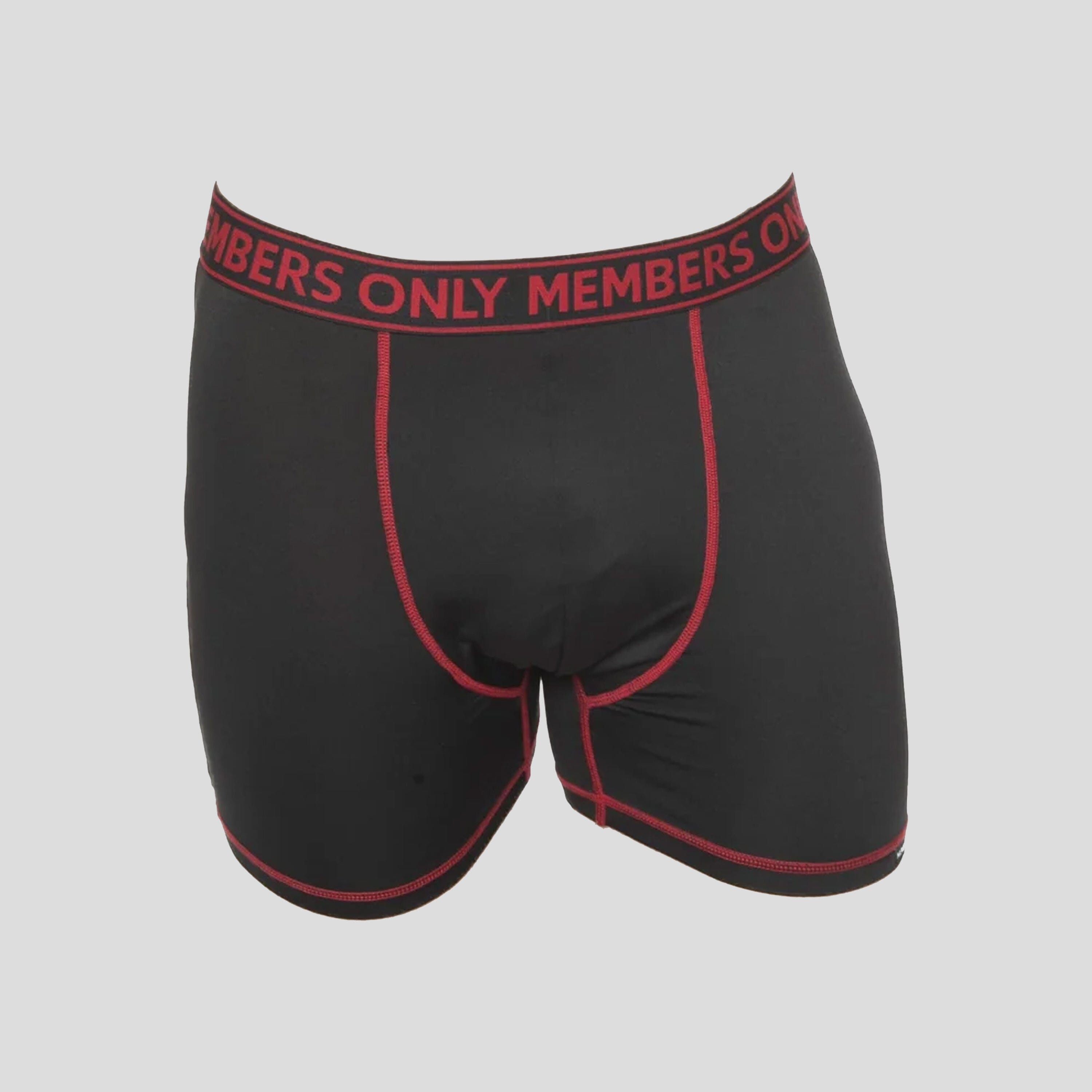 Members Only 3PK Athletic Boxer Brief Contrast Elastic Briefs Members Only 