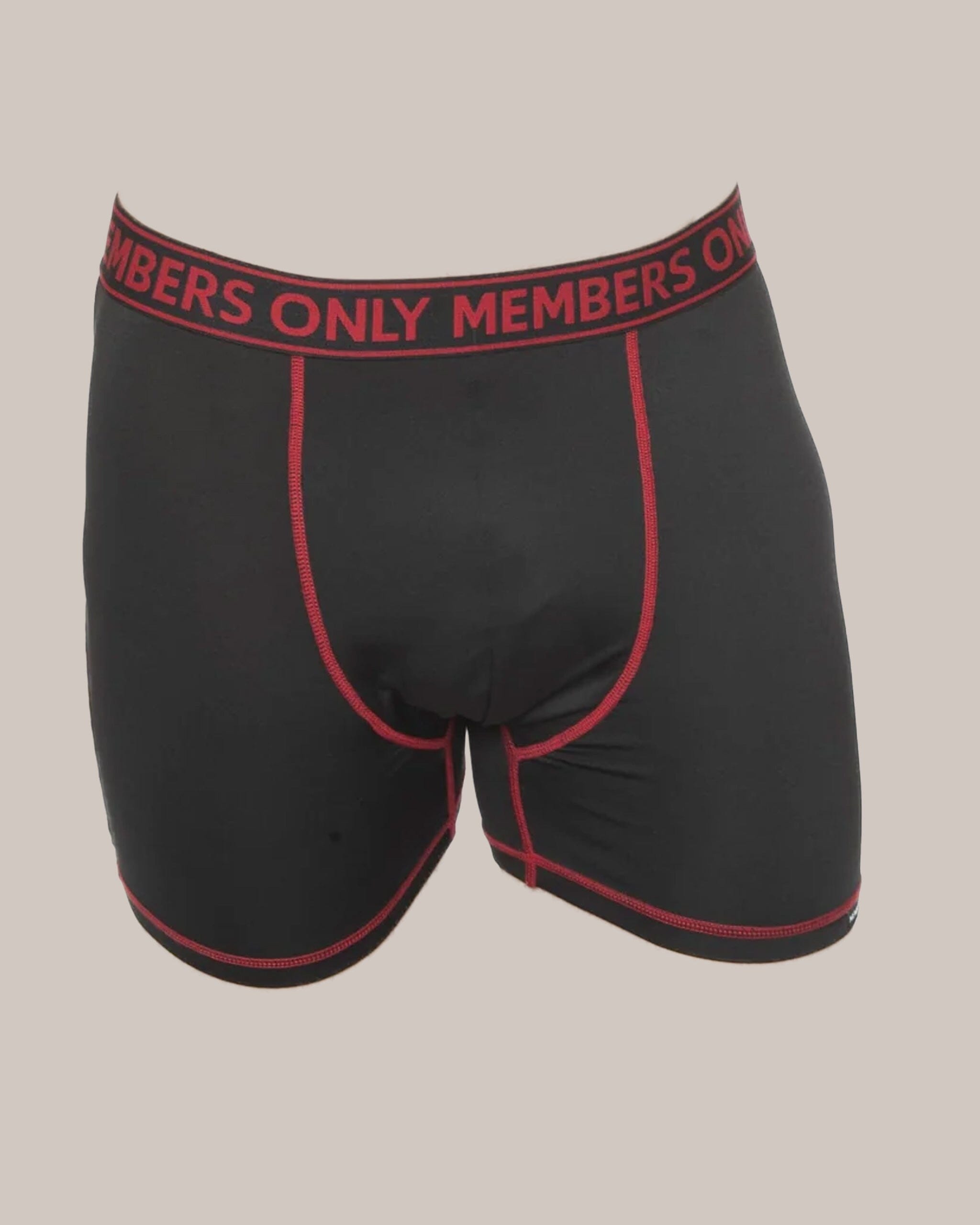 Members Only Men's 3 Pack Poly Spandex Athletic Boxer Brief : Target