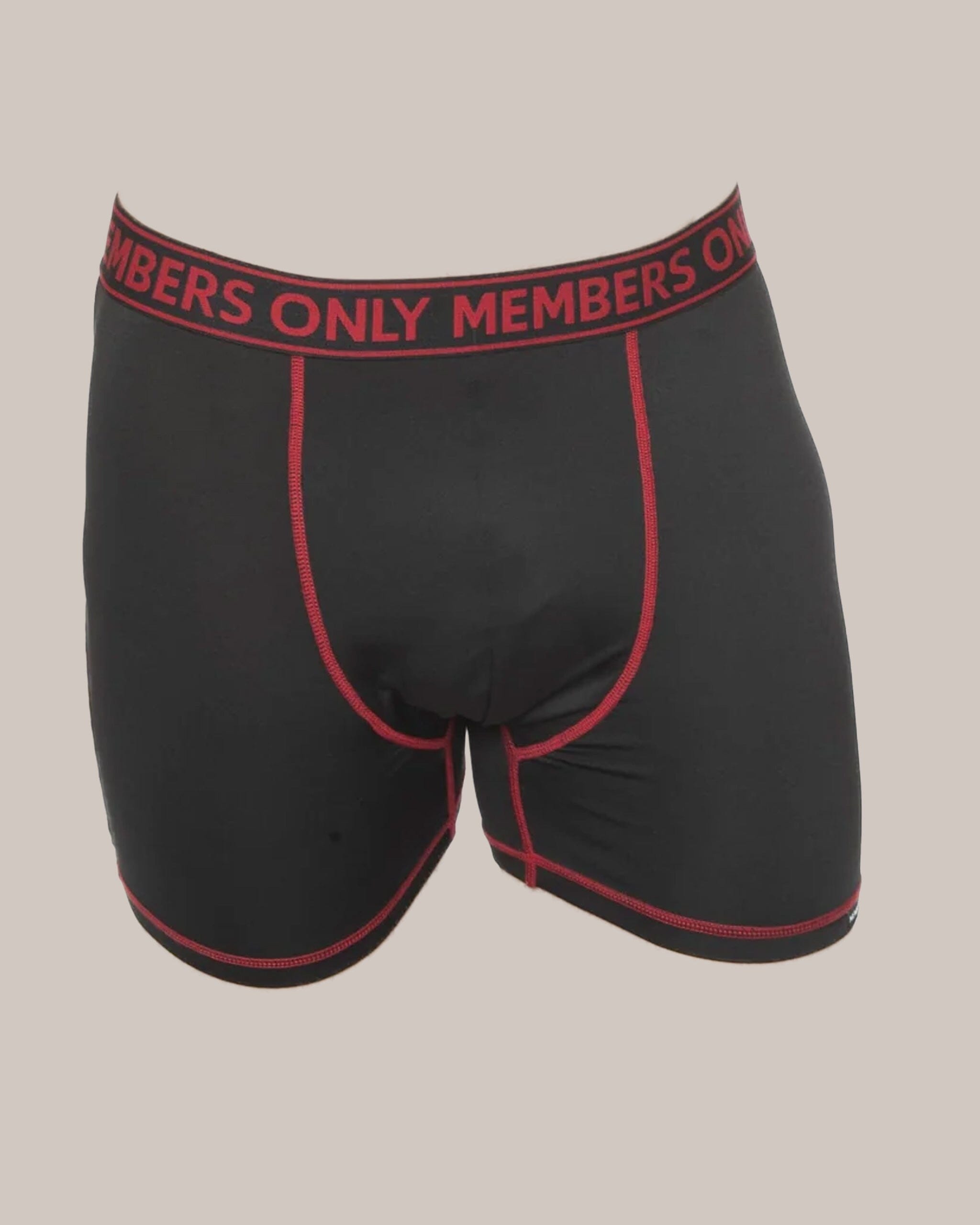 Members Only 3PK Athletic Boxer Brief Contrast Elastic Briefs Members Only 