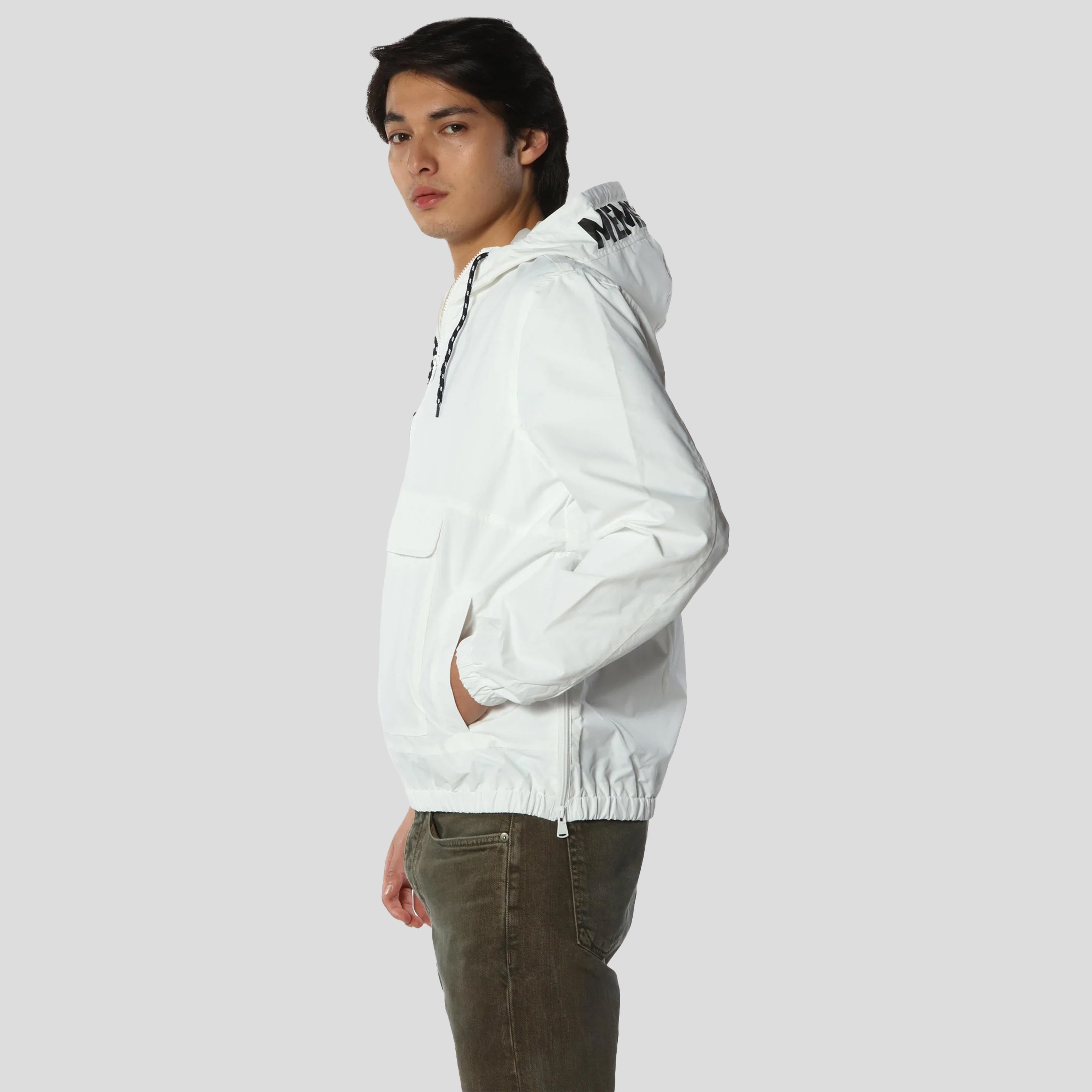 Men's Solid Popover Jacket Men's Jackets Members Only 