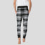 Men's Flannel Jogger Lounge Pants - Black/White Men's Sleep Pant Members Only 