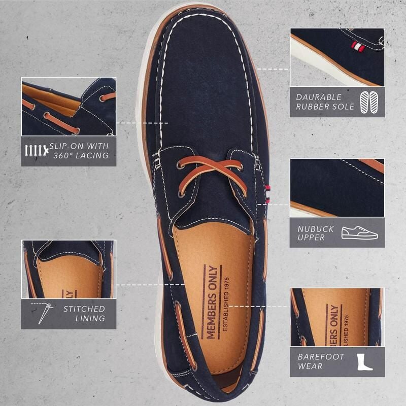 Men's Deck Boat Shoes Men's Shoes Members Only 