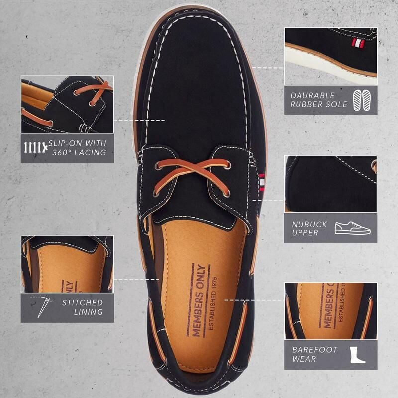 Men's Deck Boat Shoes Men's Shoes Members Only 