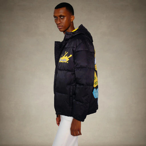 Mens SpongeBob Puffer Jacket Members Only® 