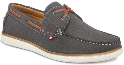 Men's Deck Boat Shoes Men's Shoes Members Only Grey 7 