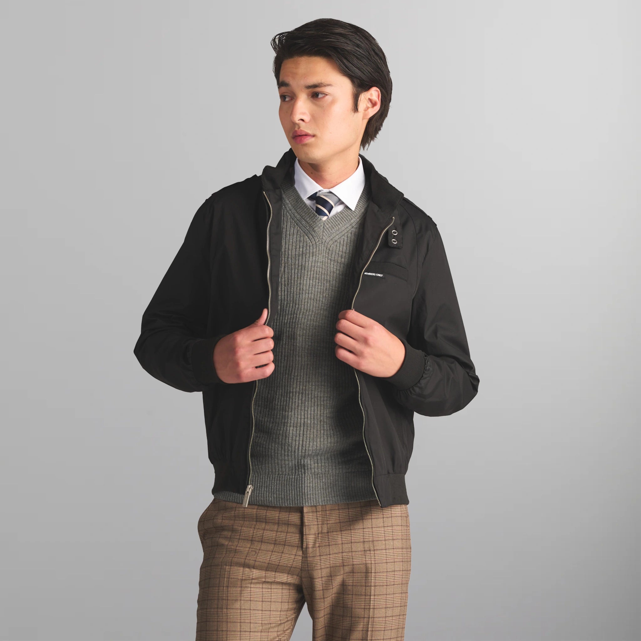 Classic Iconic Racer Jacket For Men Members Only