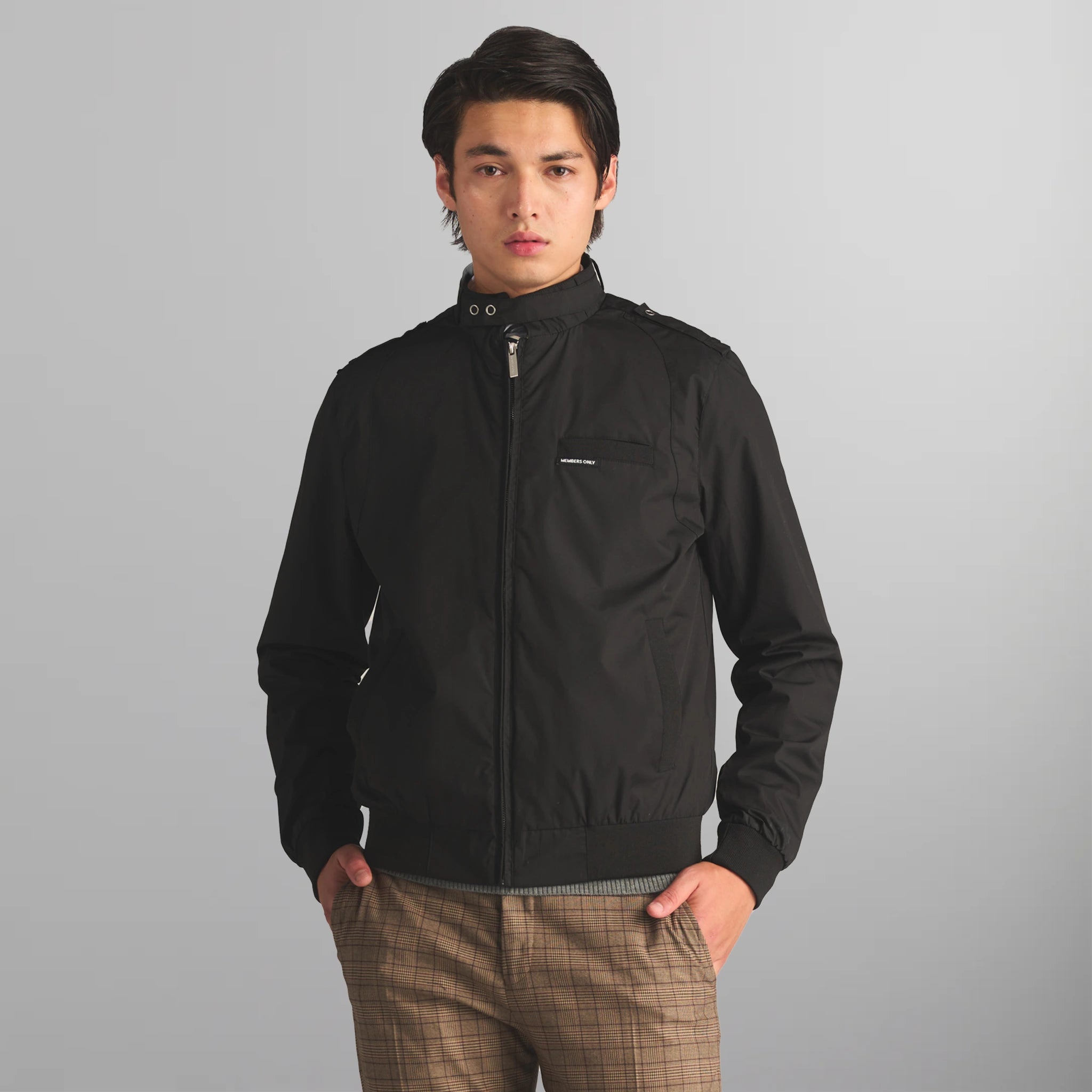 Men's Classic Iconic Racer Jacket Men's Iconic Jacket Members Only 