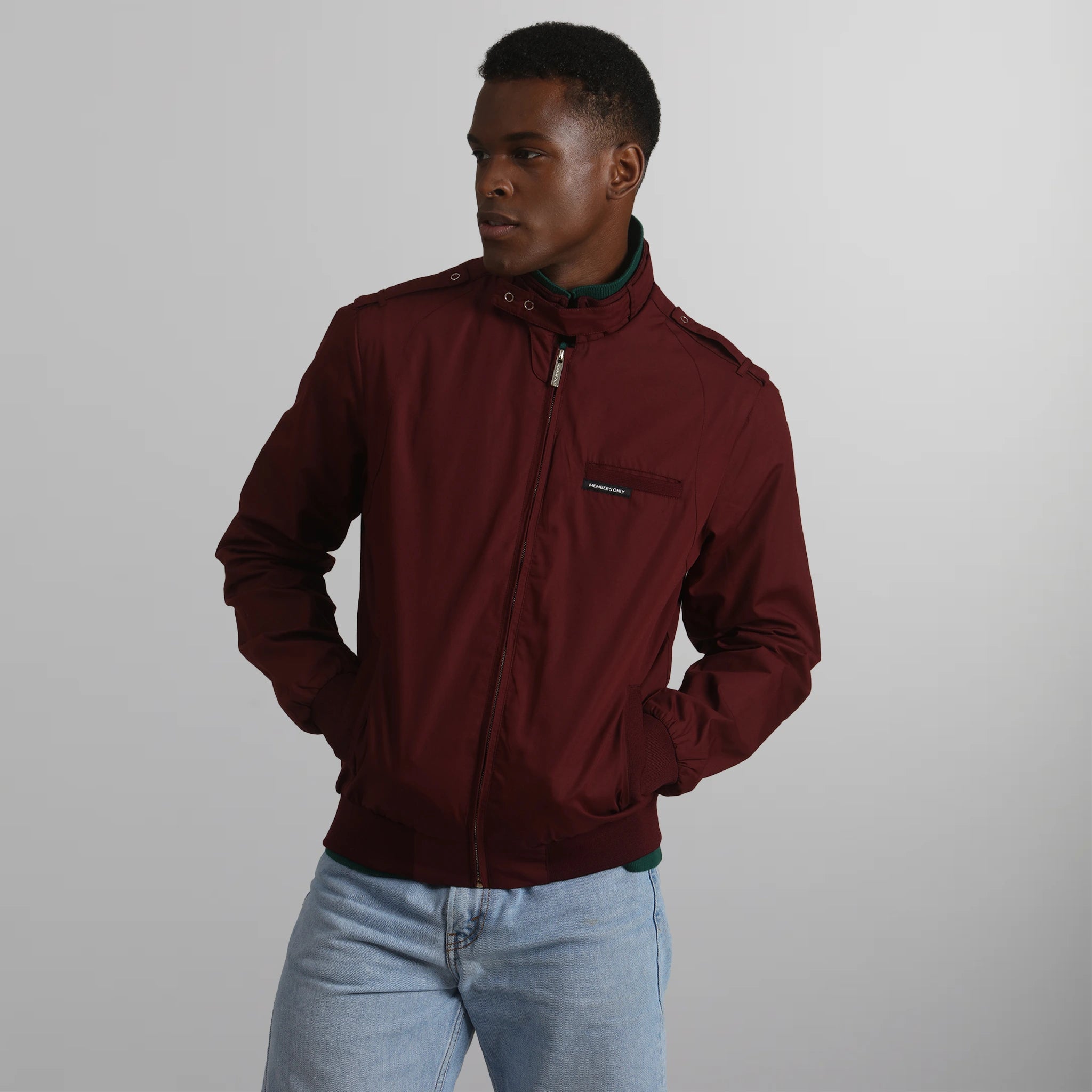 Men's Classic Iconic Racer Jacket Men's Iconic Jacket Members Only 