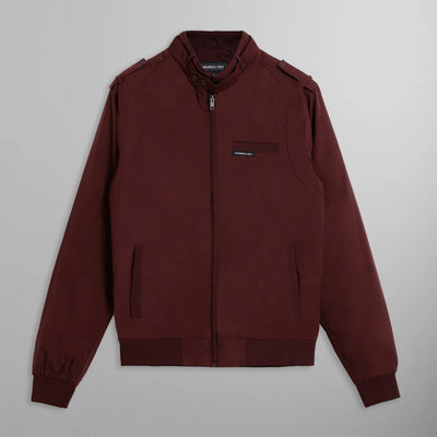 Women's Classic Iconic Racer Jacket (Slim Fit) Women's Iconic Jacket Members Only | Burgundy