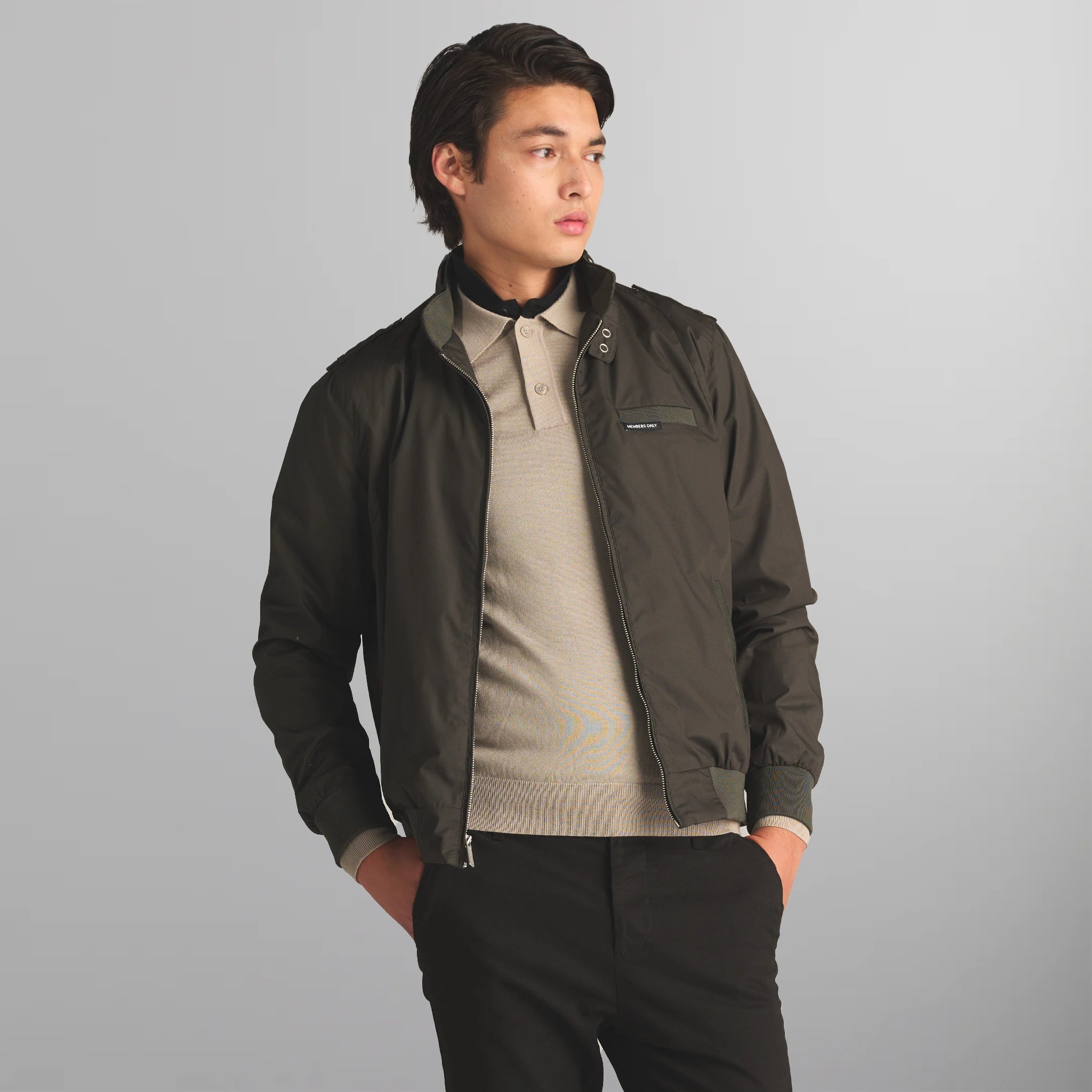 Men's Classic Iconic Racer Jacket Men's Iconic Jacket Members Only 