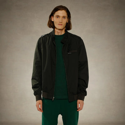Men's Big & Tall Classic Iconic Racer Jacket Unisex Members Only® Dark Green 3X-Large 