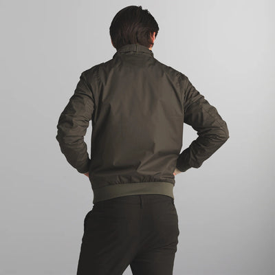 Men's Classic Iconic Racer Jacket Men's Iconic Jacket Members Only | Dark Green