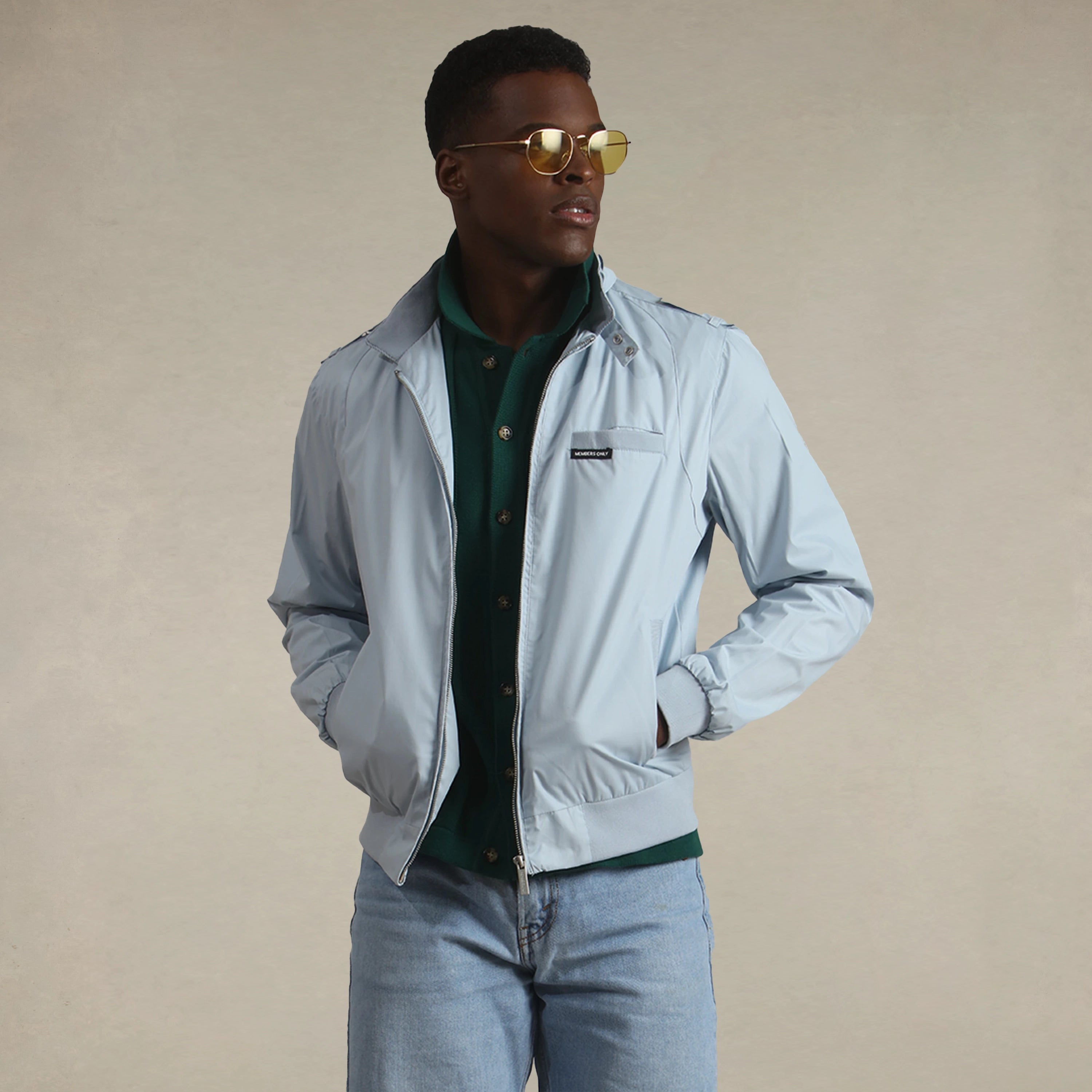 Men's Classic Iconic Racer Jacket Men's Iconic Jacket Members Only 