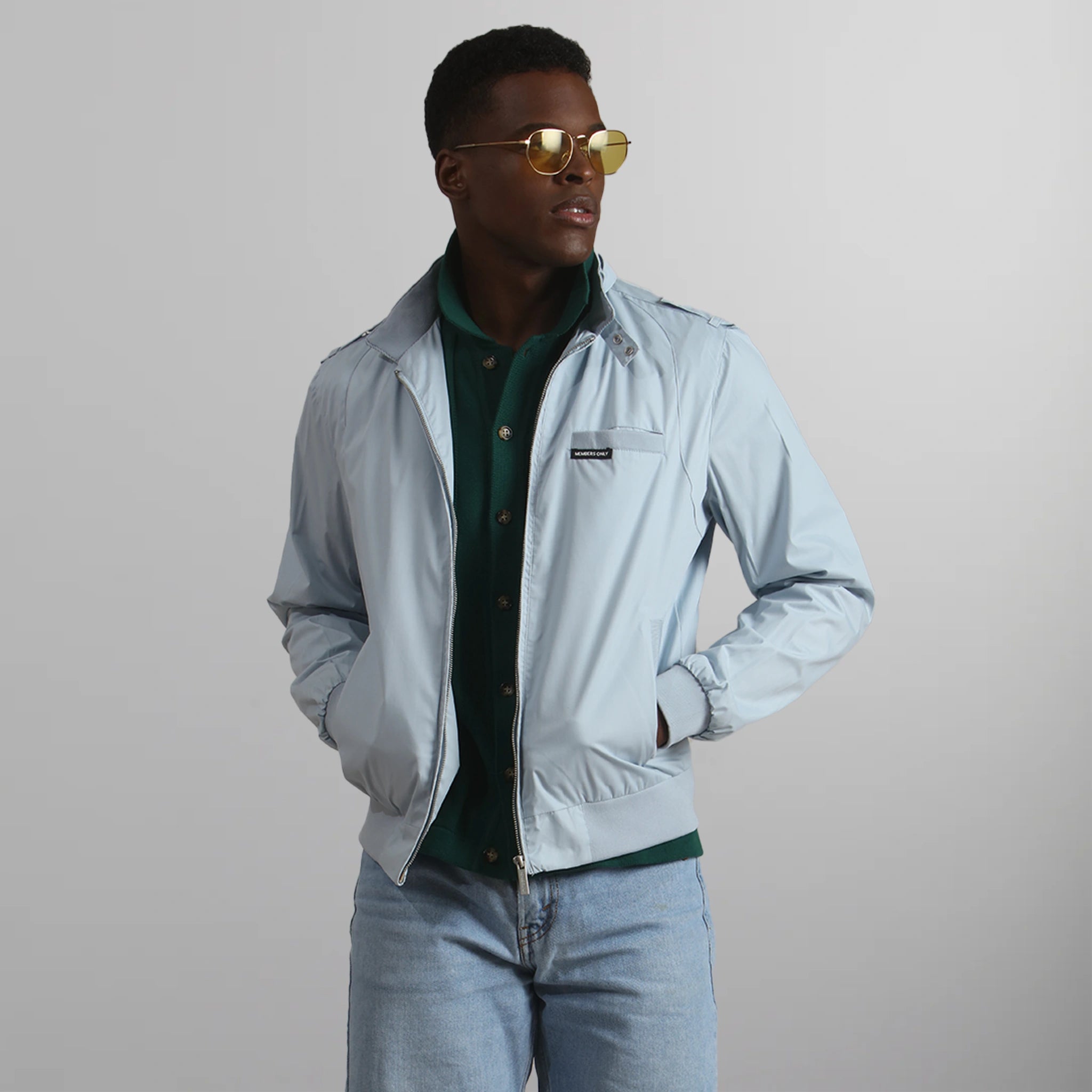 Men's Classic Iconic Racer Jacket Men's Iconic Jacket Members Only 