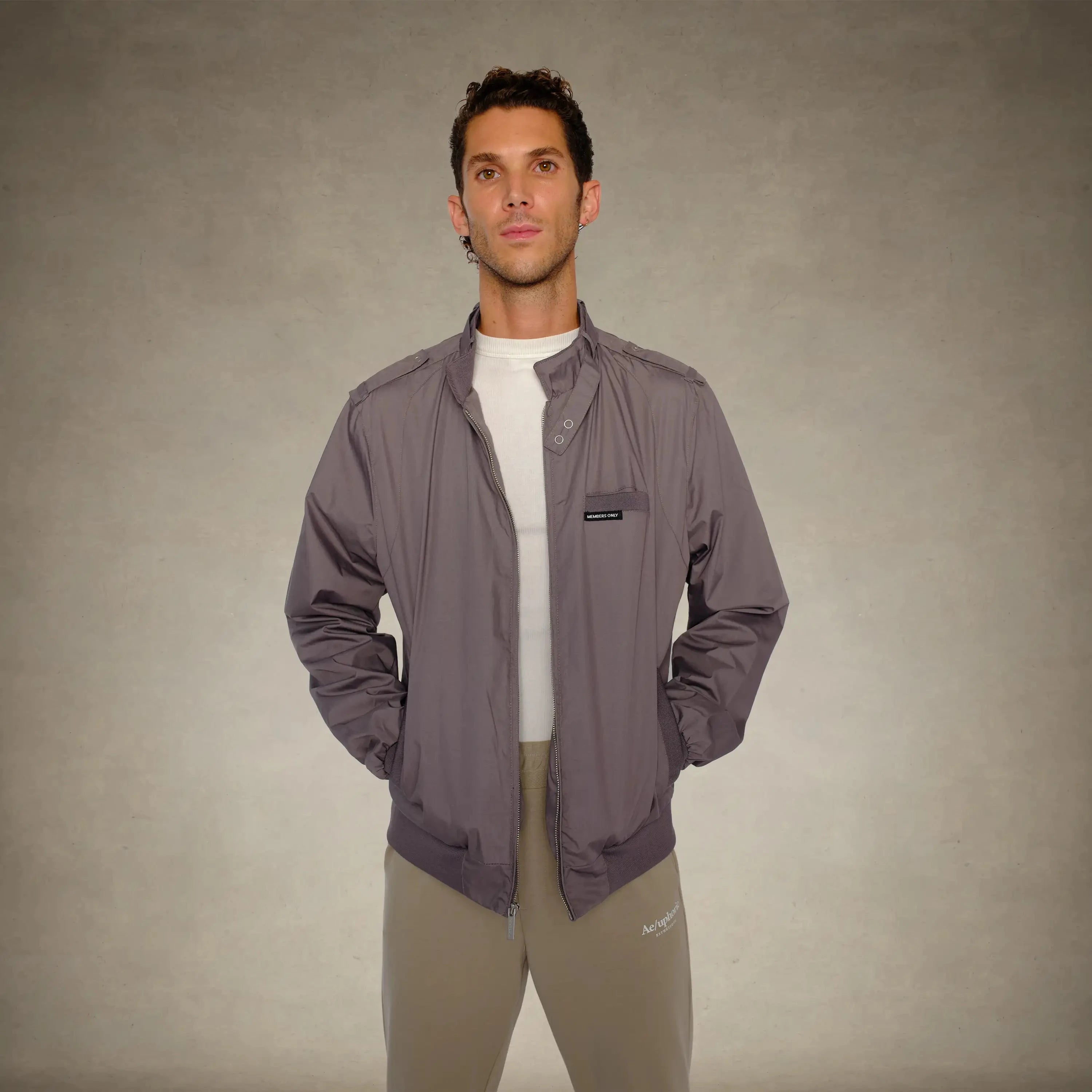Men's Big & Tall Classic Iconic Racer Jacket Unisex Members Only® 