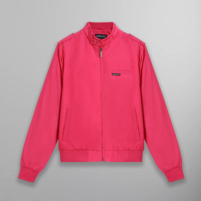 Men's Classic Iconic Racer Jacket Men's Iconic Jacket Members Only | Hot Pink