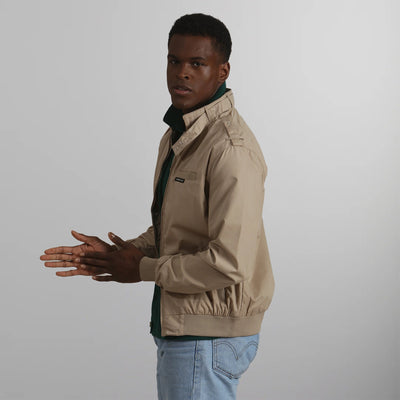 Men's Classic Iconic Racer Jacket Men's Iconic Jacket Members Only | Khaki