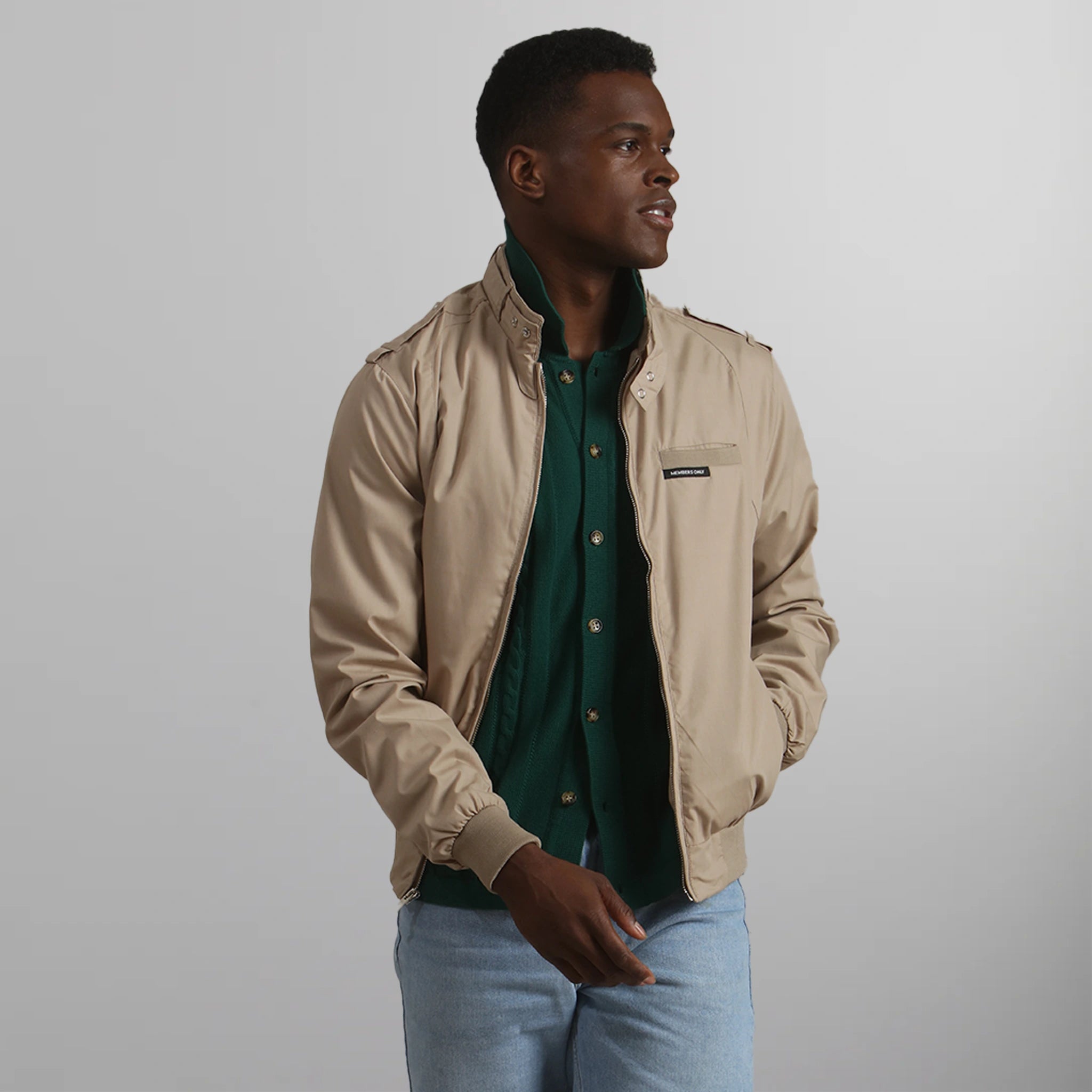 Men's Classic Iconic Racer Jacket Men's Iconic Jacket Members Only 