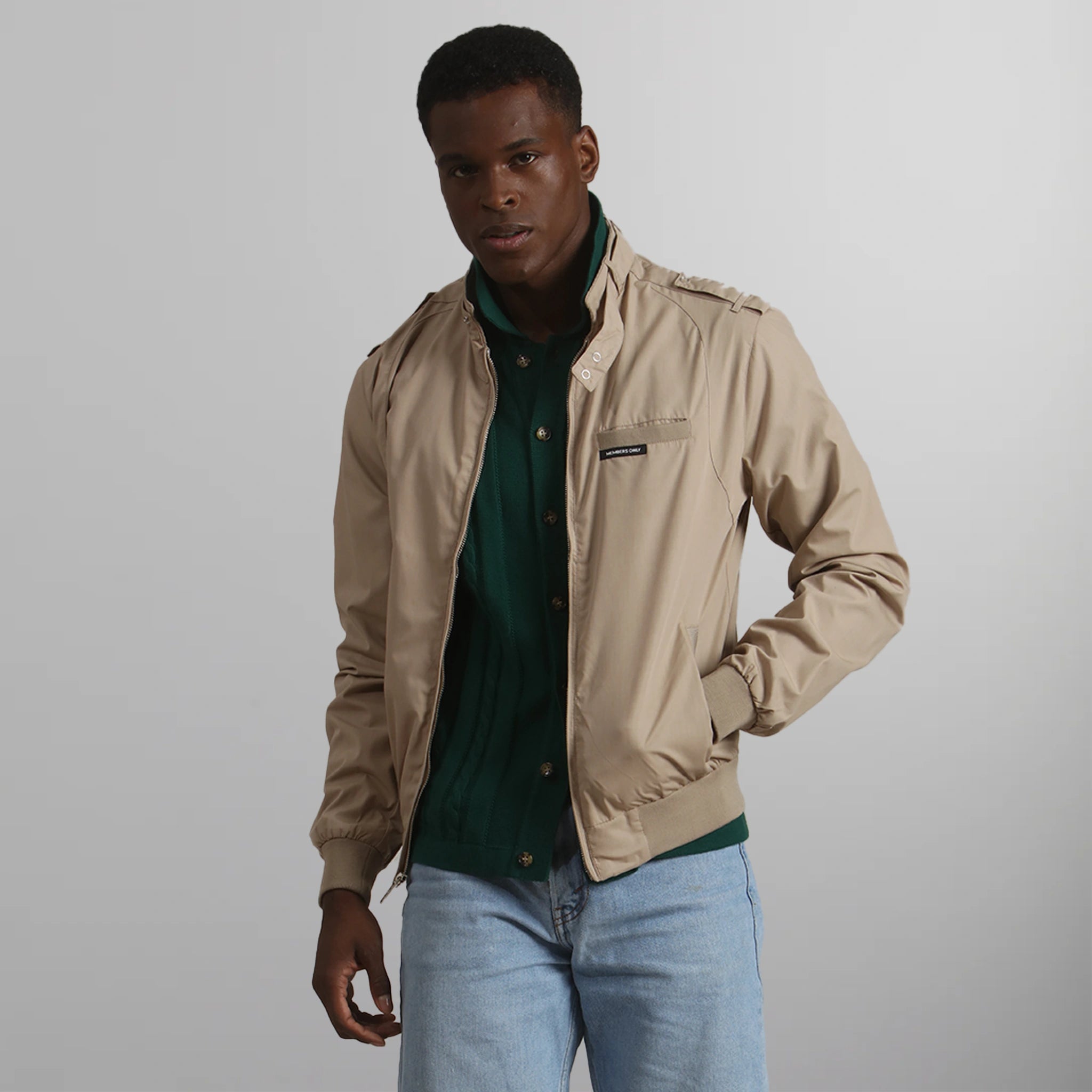 Men's Classic Iconic Racer Jacket Men's Iconic Jacket Members Only 