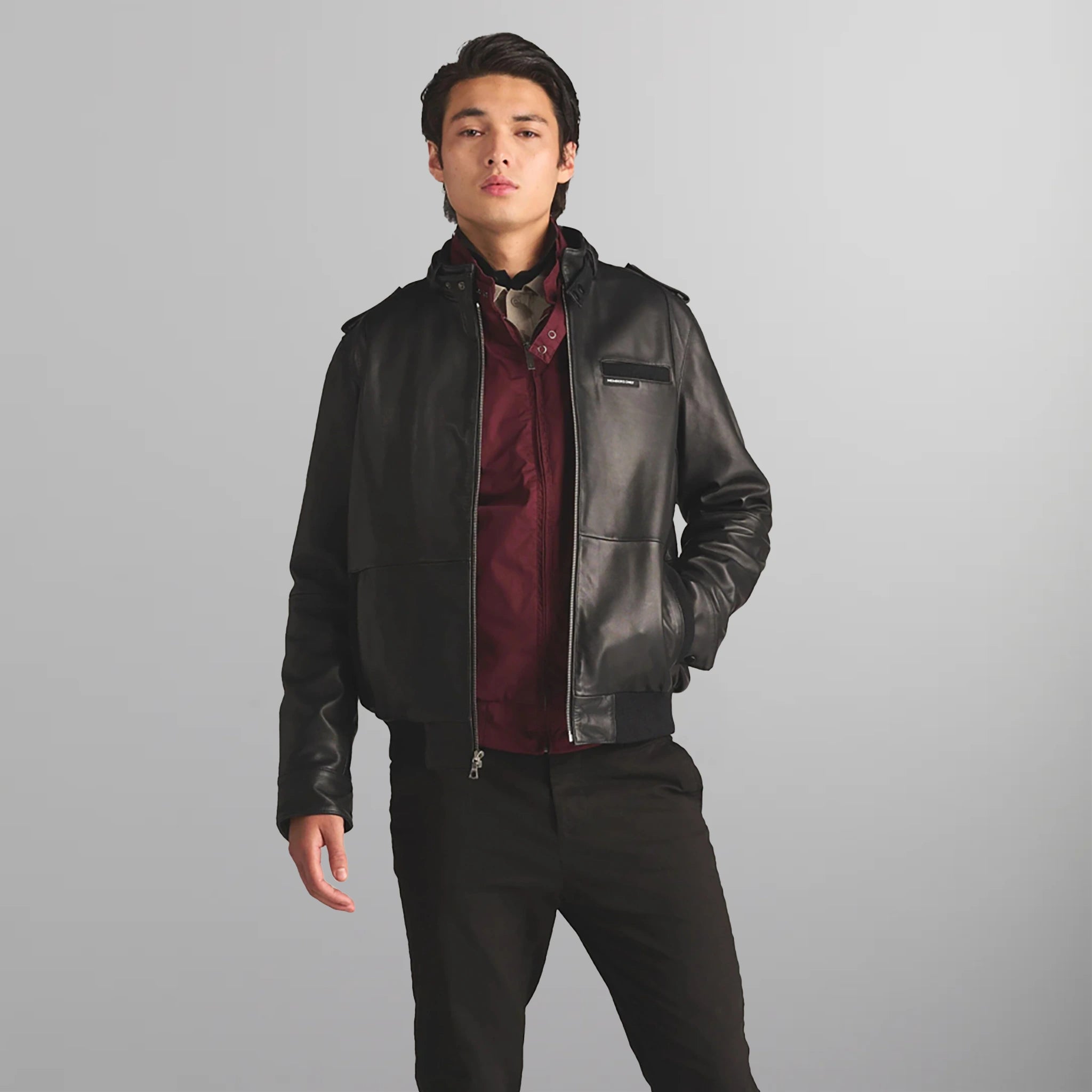 Lambskin leather jacket price best sale