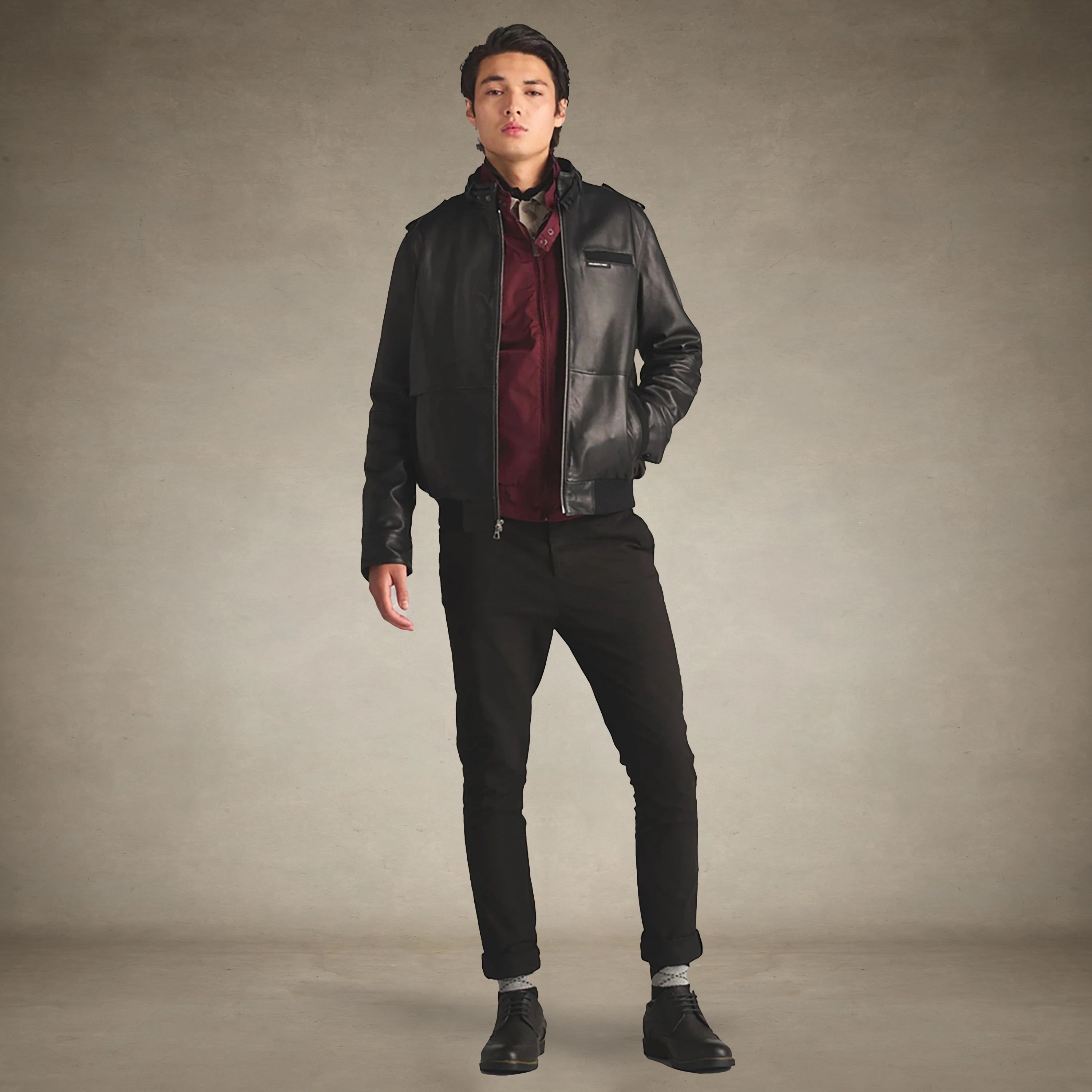 Men's Lambskin Iconic Jacket Men's Iconic Jacket Members Only 