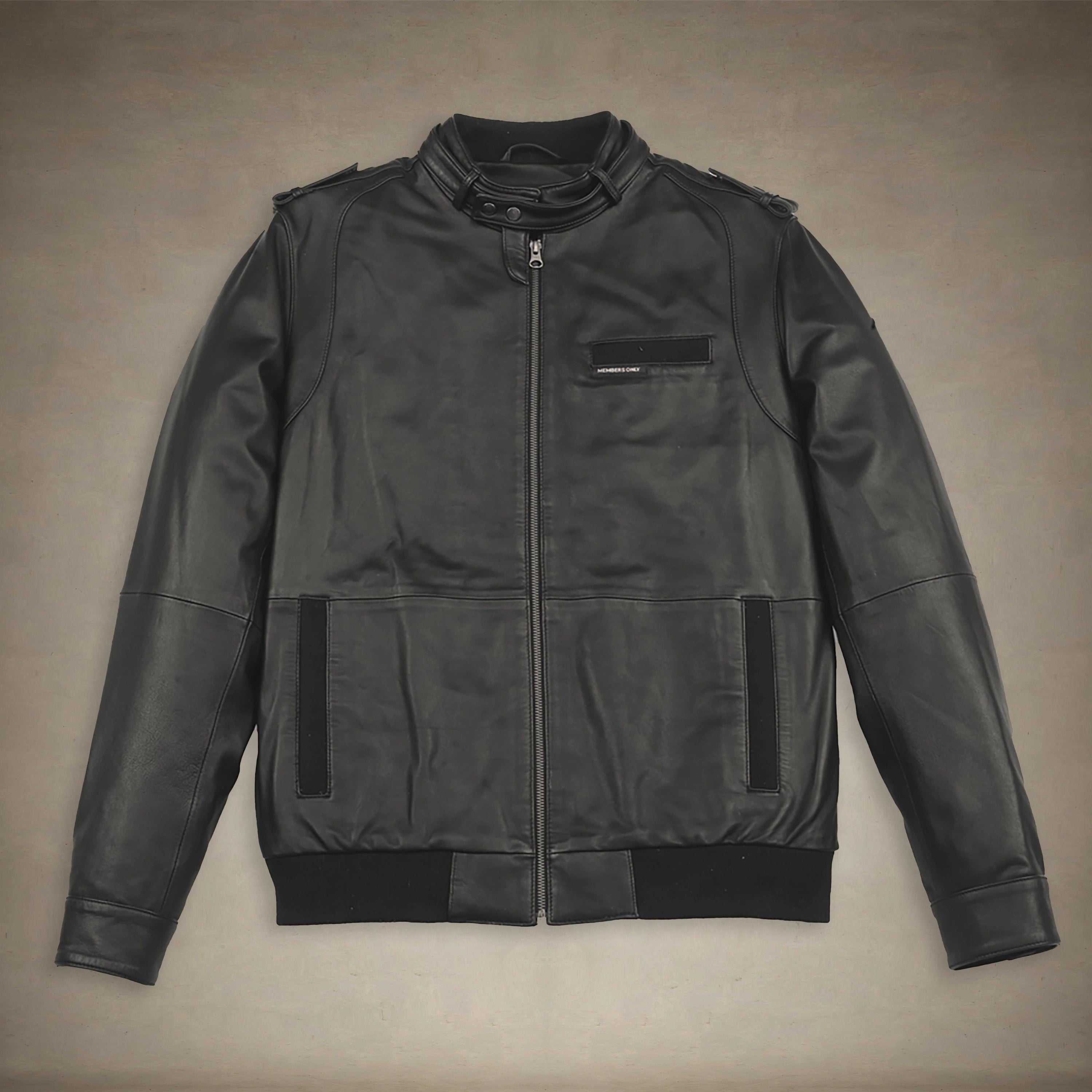 Women's Lambskin Iconic Oversized Jacket Women's Iconic Jacket Members Only® 