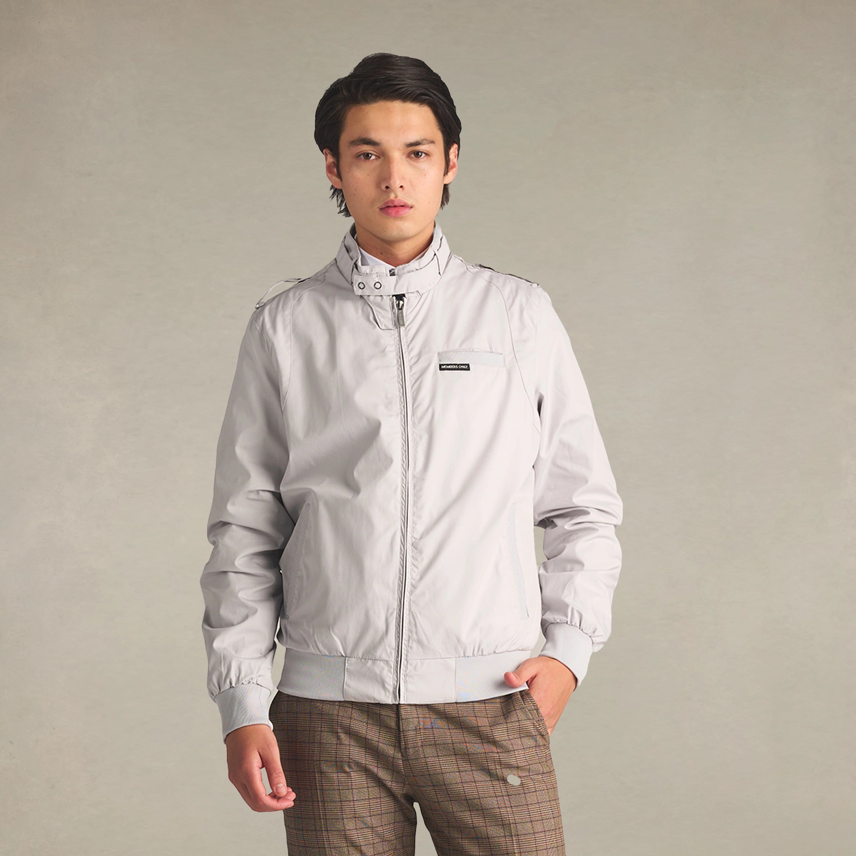 Men's Classic Iconic Racer Jacket Men's Iconic Jacket Members Only 