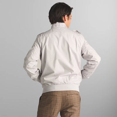 Men's Classic Iconic Racer Jacket Men's Iconic Jacket Members Only | Light Grey