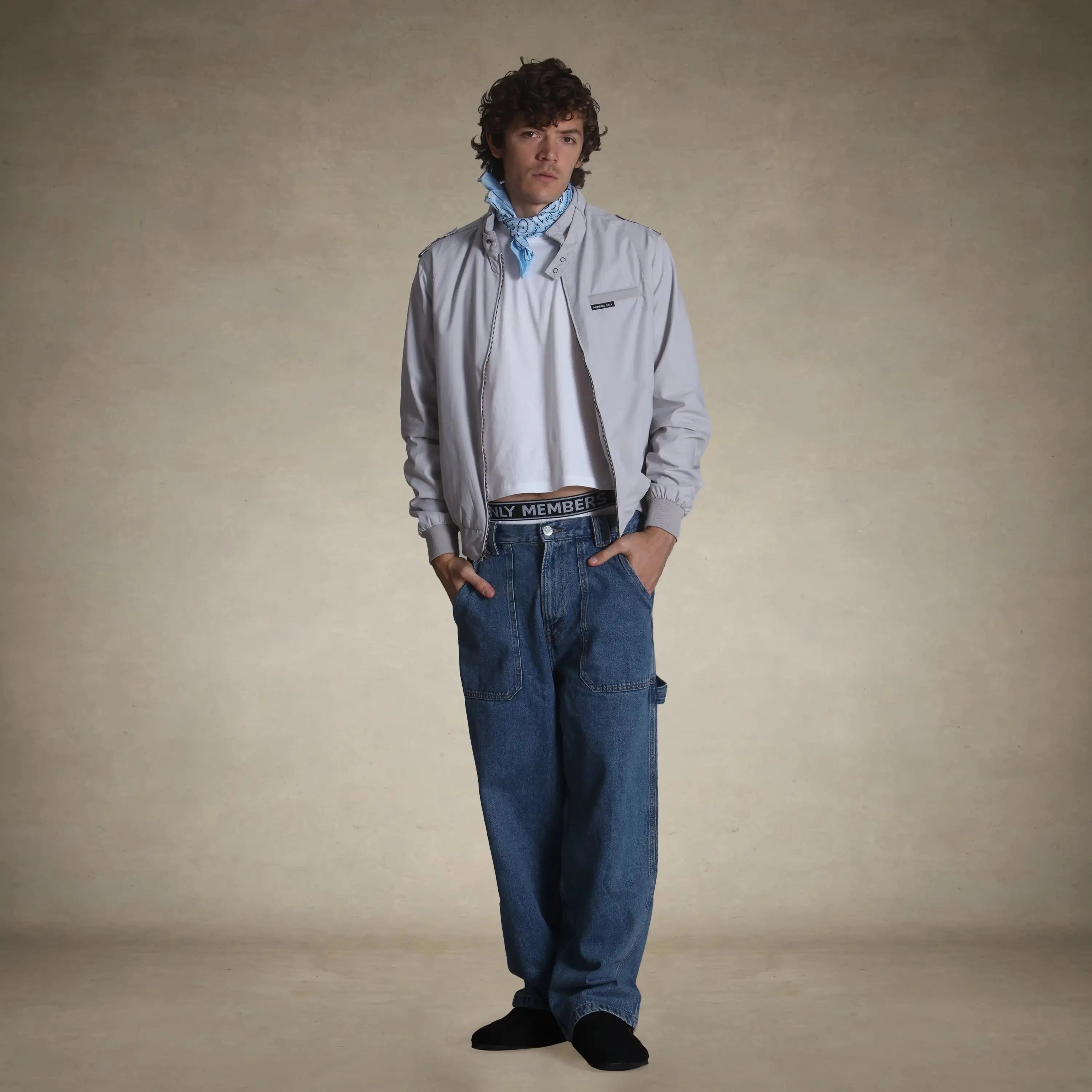 Men's Big & Tall Classic Iconic Racer Jacket Unisex Members Only® 